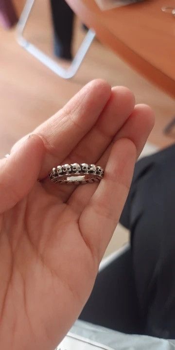 Jewelry × Vintage SIZE 10 Punk Skull Ring Size ONE SIZE - 4 Thumbnail