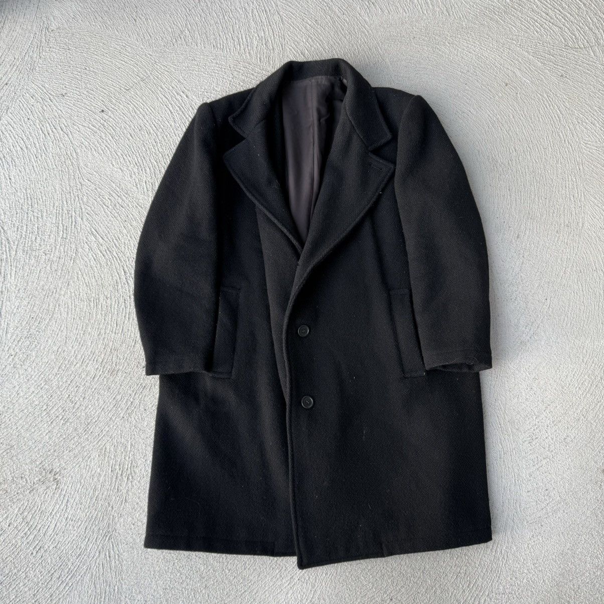 Y's × Y's for Men Ys for Men (Yohji Yamamoto) Wool Overcoat Size US M / EU 48-50 / 2 - 2 Thumbnail