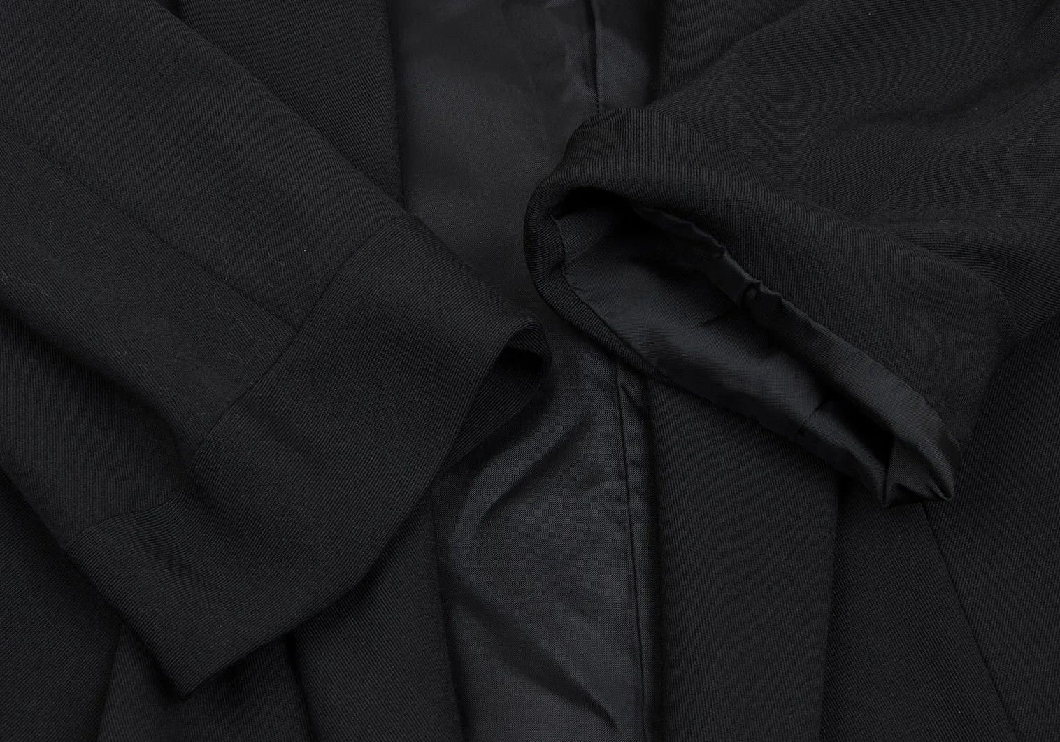 Yohji Yamamoto Yohji Yamamoto Wool Gabardine Long Jacket Size US M / EU 48-50 / 2 - 5 Thumbnail