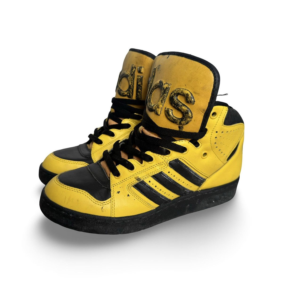 Adidas × Jeremy Scott Jeremy scott instinct hi yellow black Size US 8.5 / EU 41-42 - 4 Thumbnail