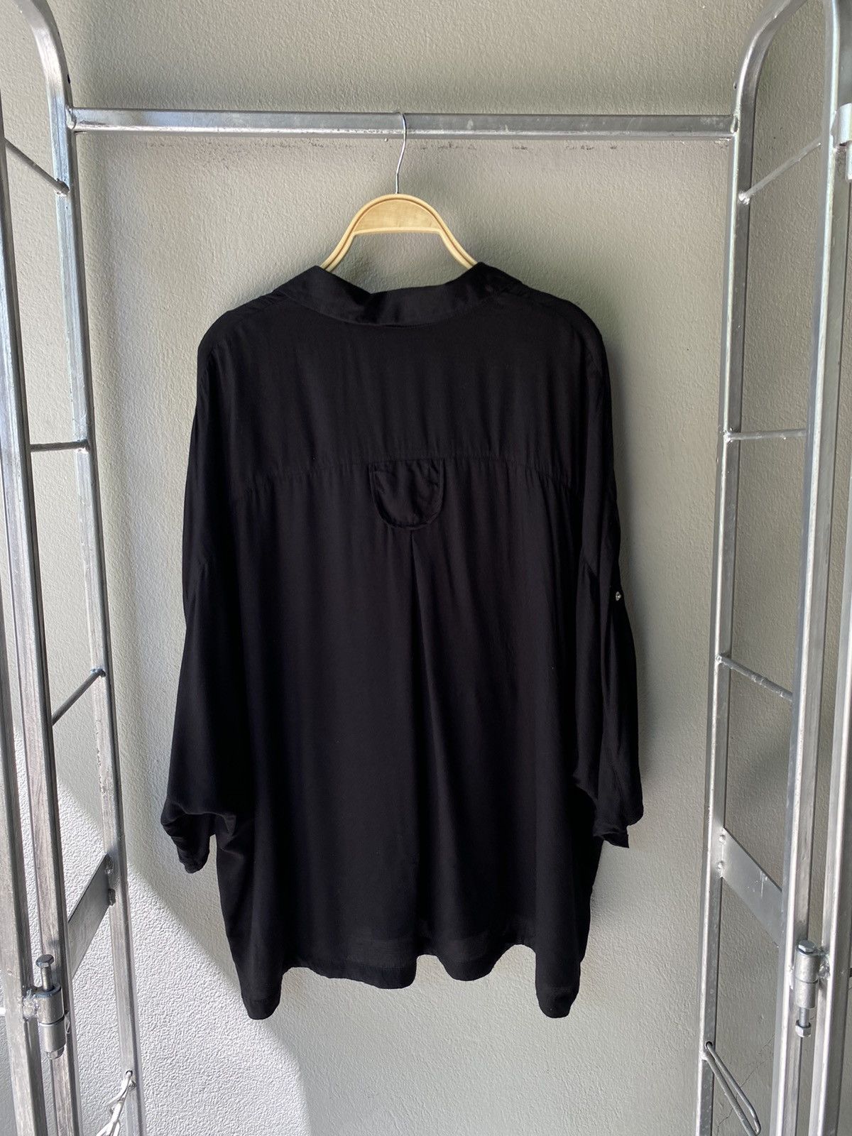 Marithe + Francois Girbaud MARITHE+ FRANÇOIS GIRBAUD Black Blouse Size M / US 6-8 / IT 42-44 - 18 Thumbnail