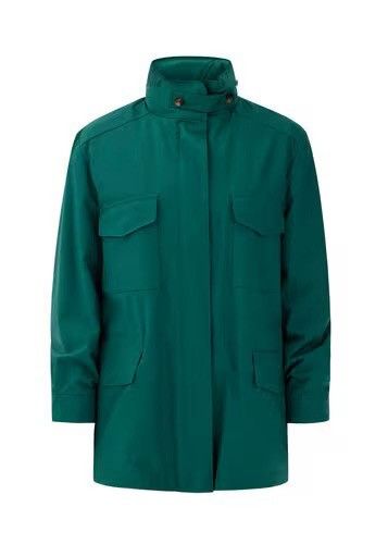 o1srvl11e0725 FAM9685 Iconic Casual Jacket in Green