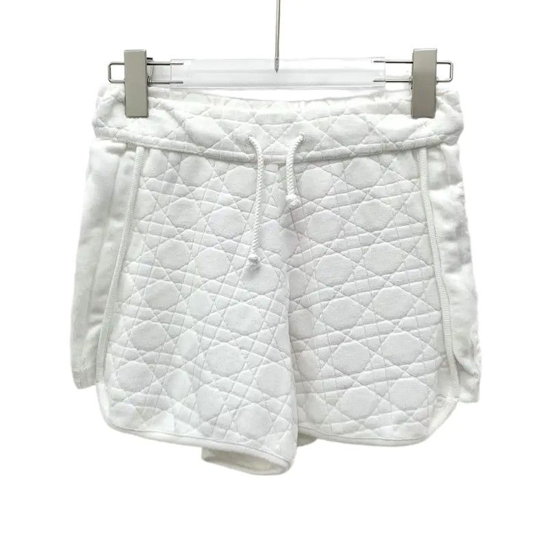Dior Dior White Cotton Women's Shorts 0089 Size 22" - 1 Thumbnail