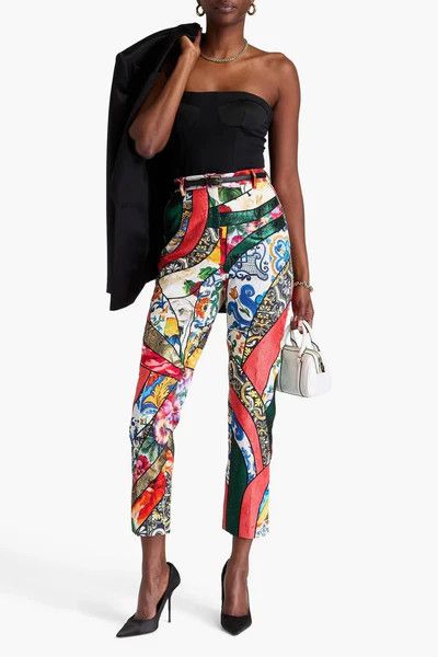Dolce & Gabbana o1y0925 Casual Pant in Multicolor Size 27" / US 4 / IT 40 - 4 Thumbnail