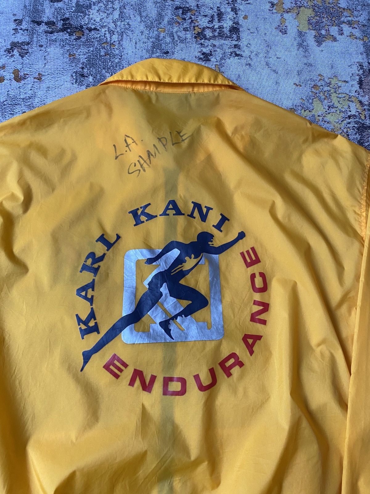 Vintage Vintage 90’s Karl Kani Big Logo Back Hit Windbreaker Jacket Size US XL / EU 56 / 4 - 14 Thumbnail