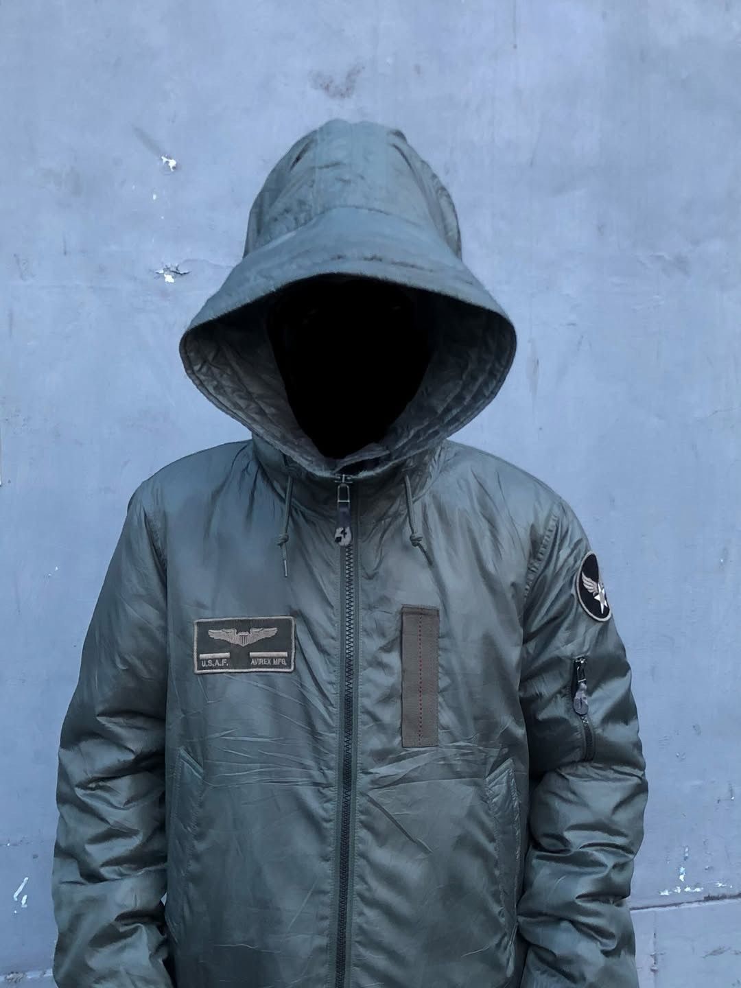 ジャケット・アウター AVIREX SOUVENIR JACKET FIFTH AIR FORCE Avirex 5th Air Force USA Bombers Jacket