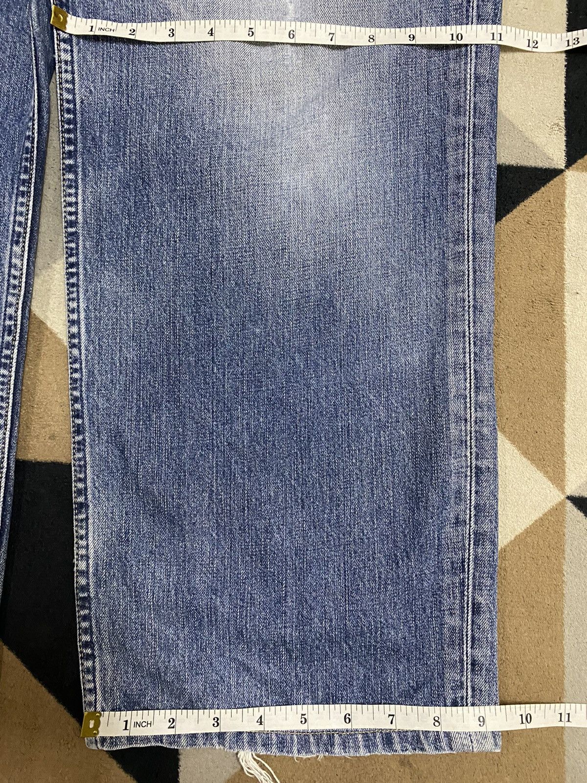 Levi's Vintage Levis502 90’s Button J41 Distressed Baggy Jeans Size US 38 / EU 54 - 15 Thumbnail