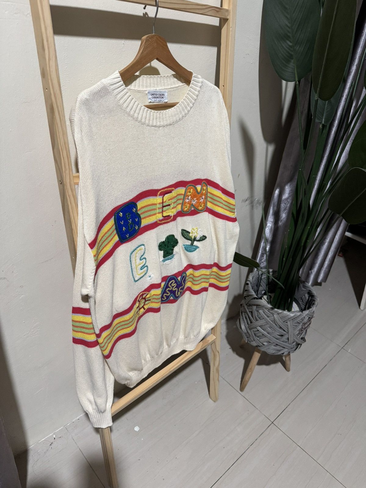 United Colors Of Benetton RARE! United Colors Of Benetton Knitwear Sweater Size US XL / EU 56 / 4 - 11 Thumbnail