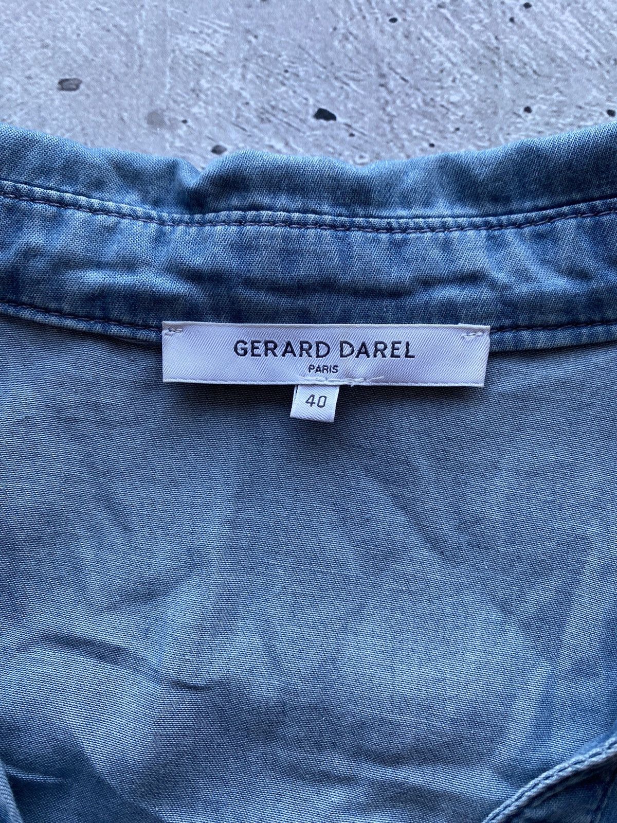 Designer Gerard Darel Paris Women's L/S Button Down Shirt Top Size S / US 4 / IT 40 - 3 Thumbnail