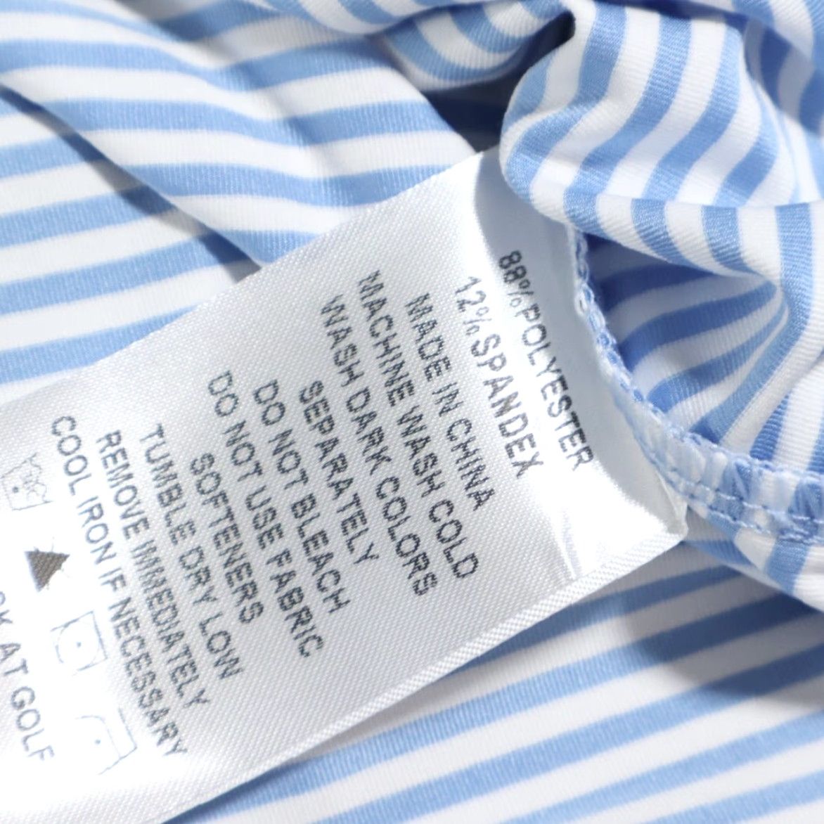 Vintage USAG Polo Shirt Blue Striped Shirt XL Men U Suck at Golf High Stretch Size US XL / EU 56 / 4 - 8 Thumbnail
