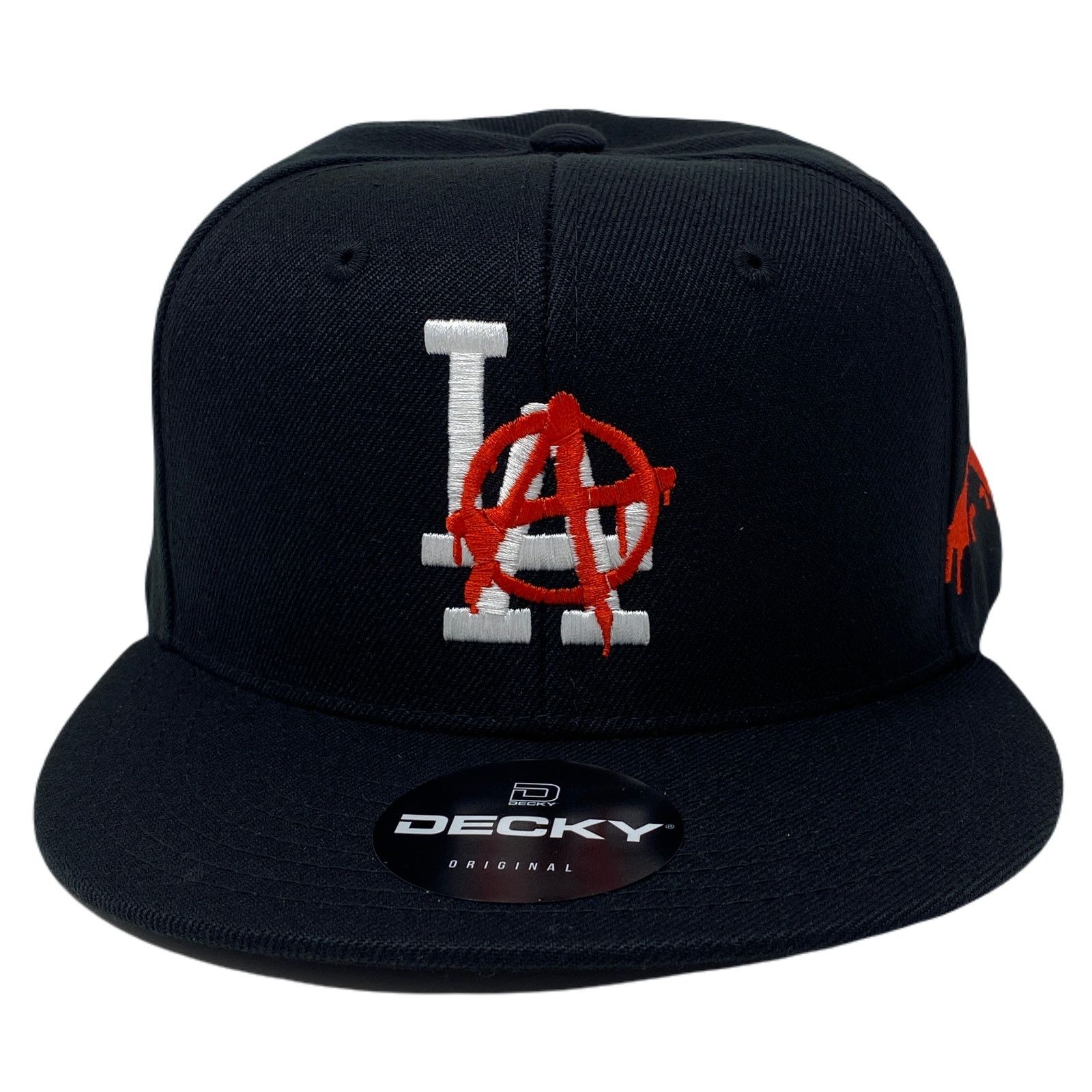Other Los Angeles LA Anarchy Bloody Hands Snapback Hat All Black Size ONE SIZE - 5 Thumbnail