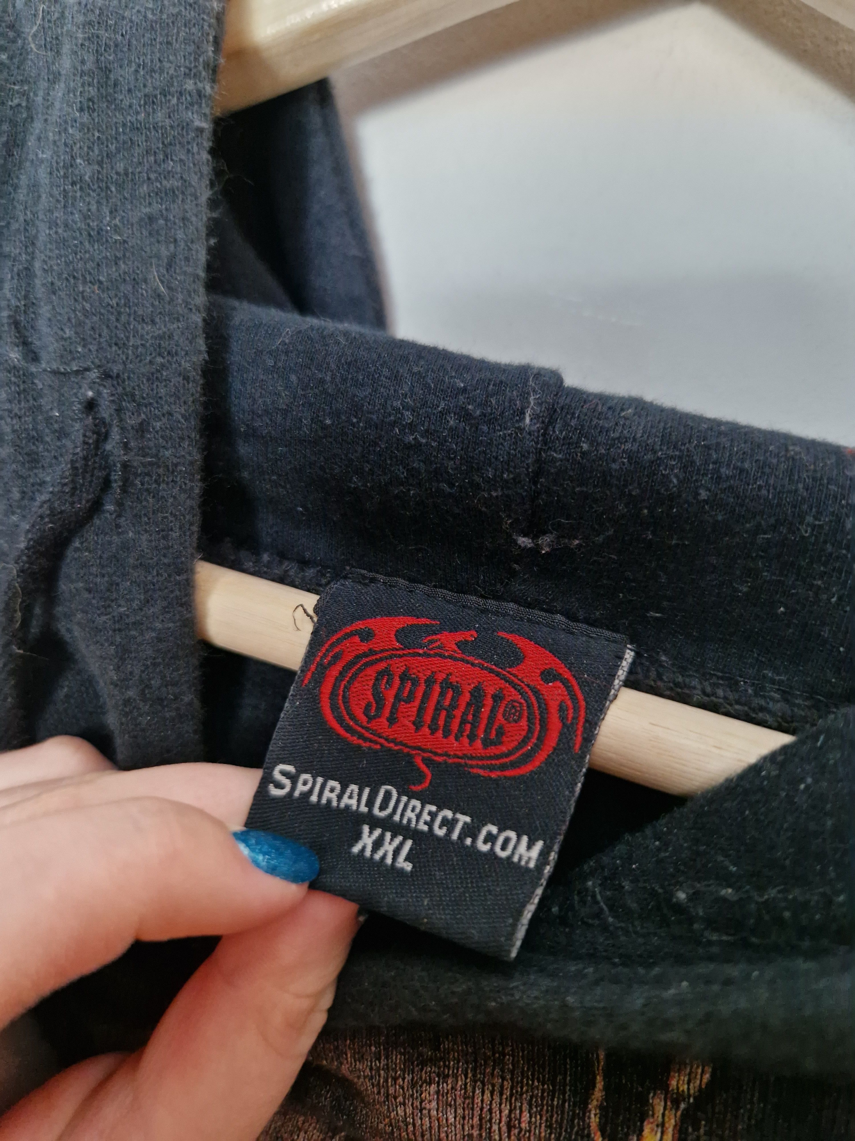 Band Tees × Vintage Spiral skeleton vintage sweatshirt alternative goth punk Size US XXL / EU 58 / 5 - 6 Thumbnail