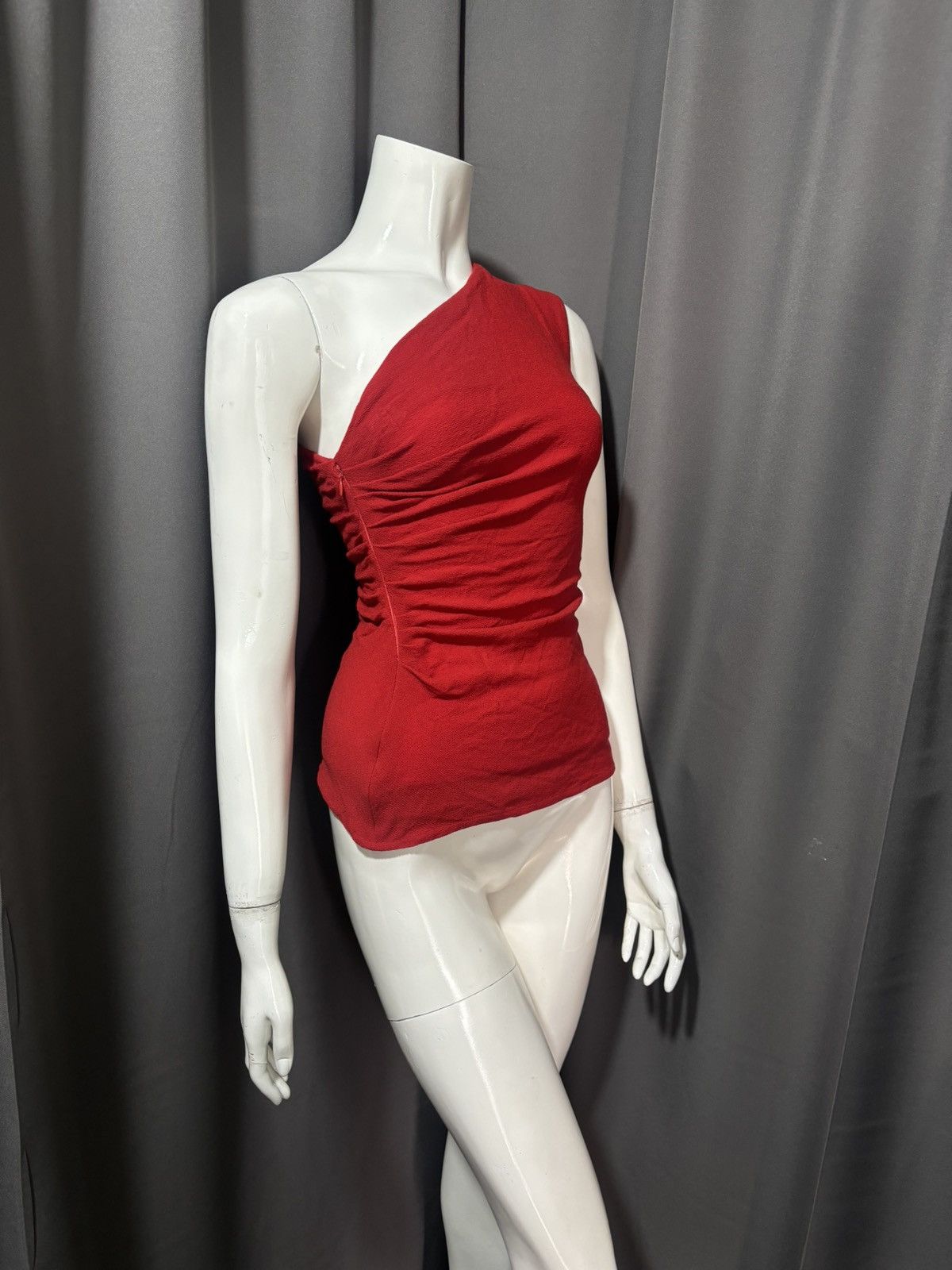 Yves Saint Laurent F/W 1994- Rive Gauche Couture- YSL- Asymmetrical Top Size XS / US 0-2 / IT 36-38 - 1 Thumbnail