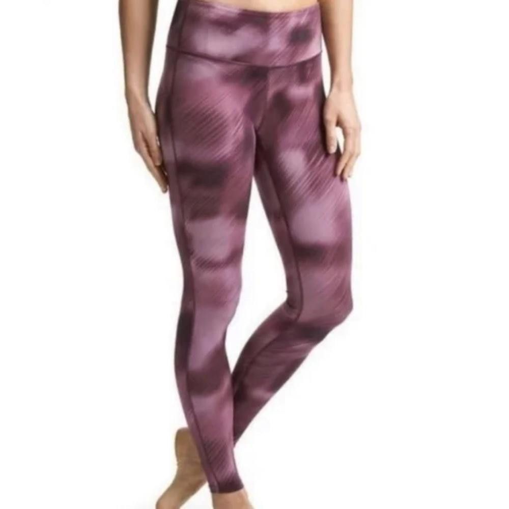 Designer Athleta l Alpine Chaturanga High Rise Fuchsia Leggings XXS Size 25" / US 0 / IT 36 - 10 Thumbnail