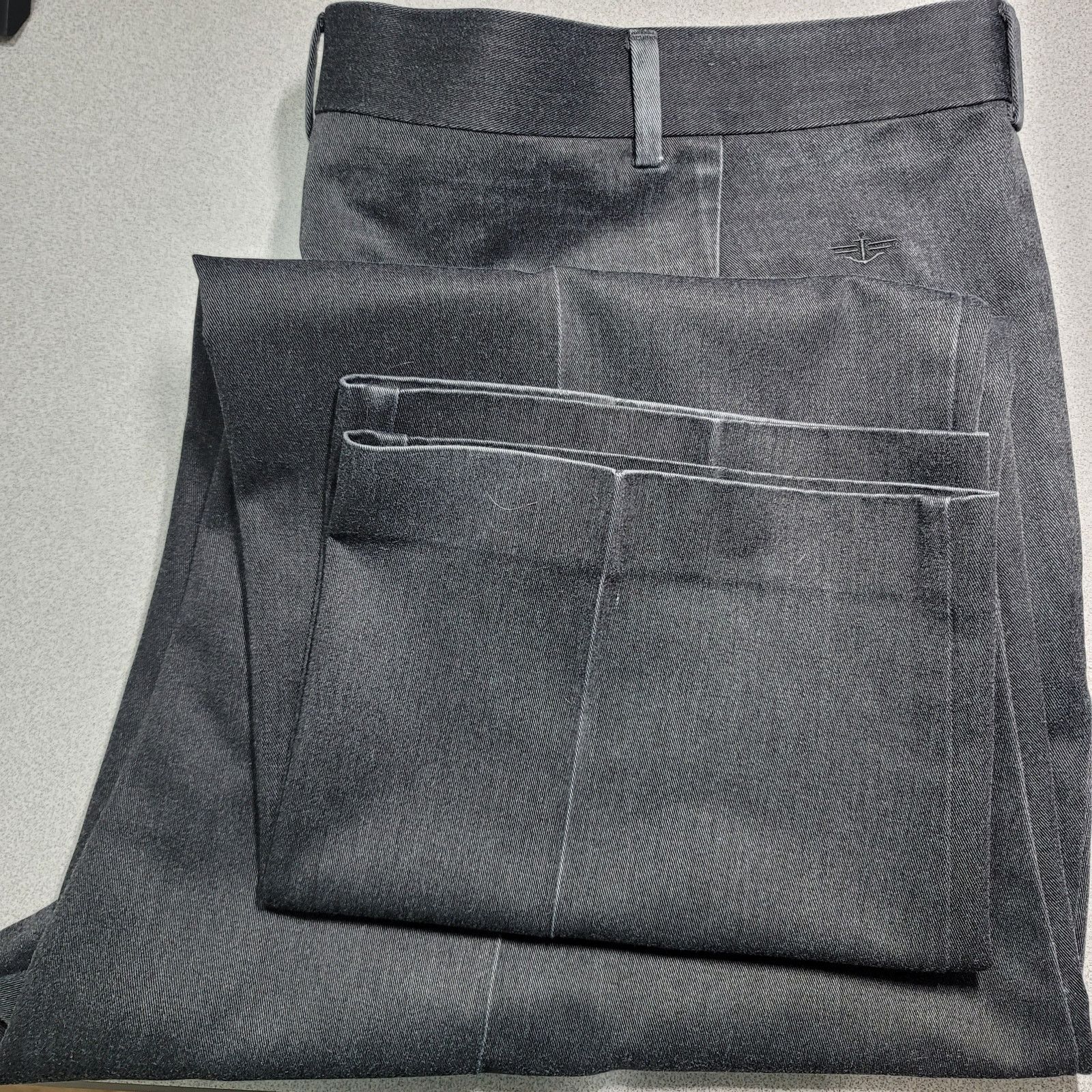 Dockers Dockers Premium Charcoal Flat Front Dress Pants Size 42 Size US 42 / EU 58 - 5 Thumbnail