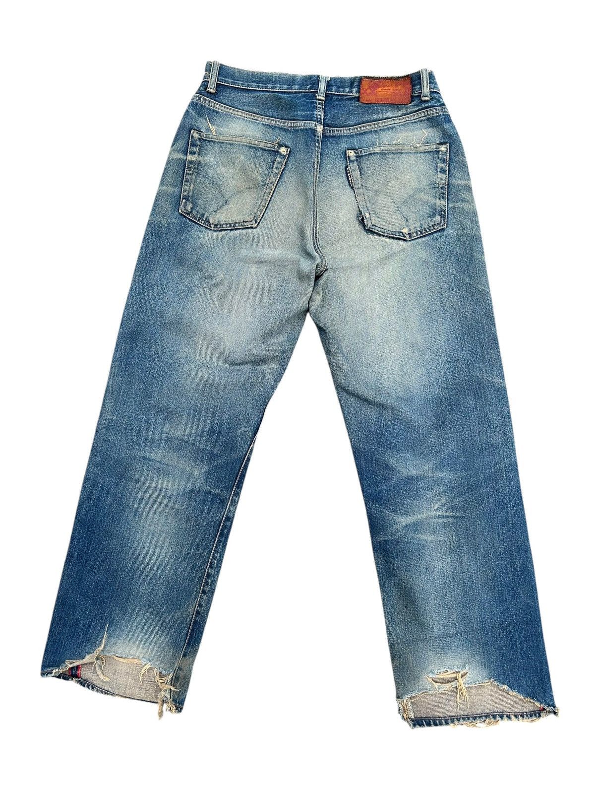 Kapital Vintage HR.Market Selvedge Distressed Denim Jeans Size US 32 / EU 48 - 9 Thumbnail