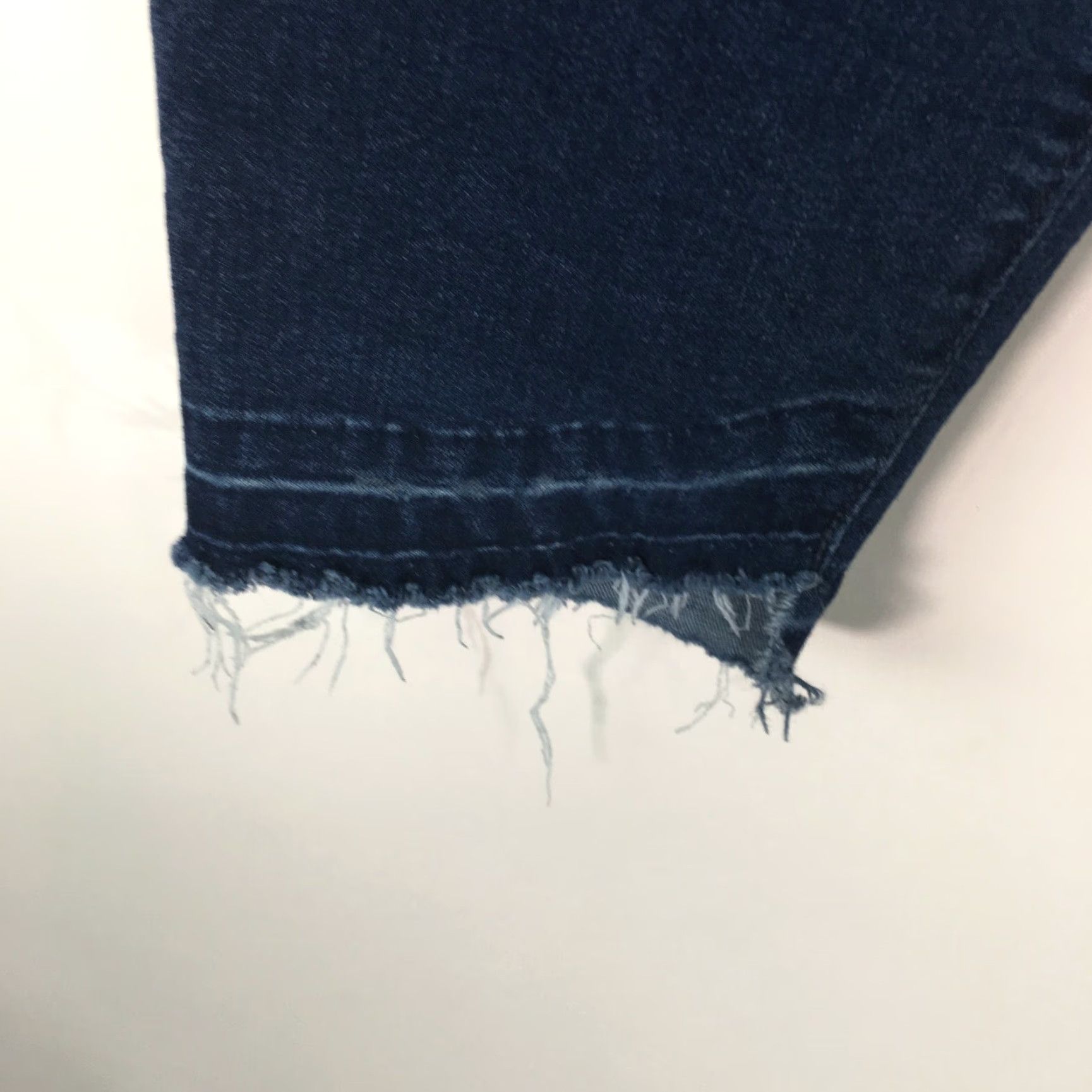 Old Navy Old Navy Womens Rockstar Blue Cut Off Skinny Denim Jeans 14 Regular 34x25 Blue Jeans Size 36" / US 14 / IT 50 - 4 Thumbnail