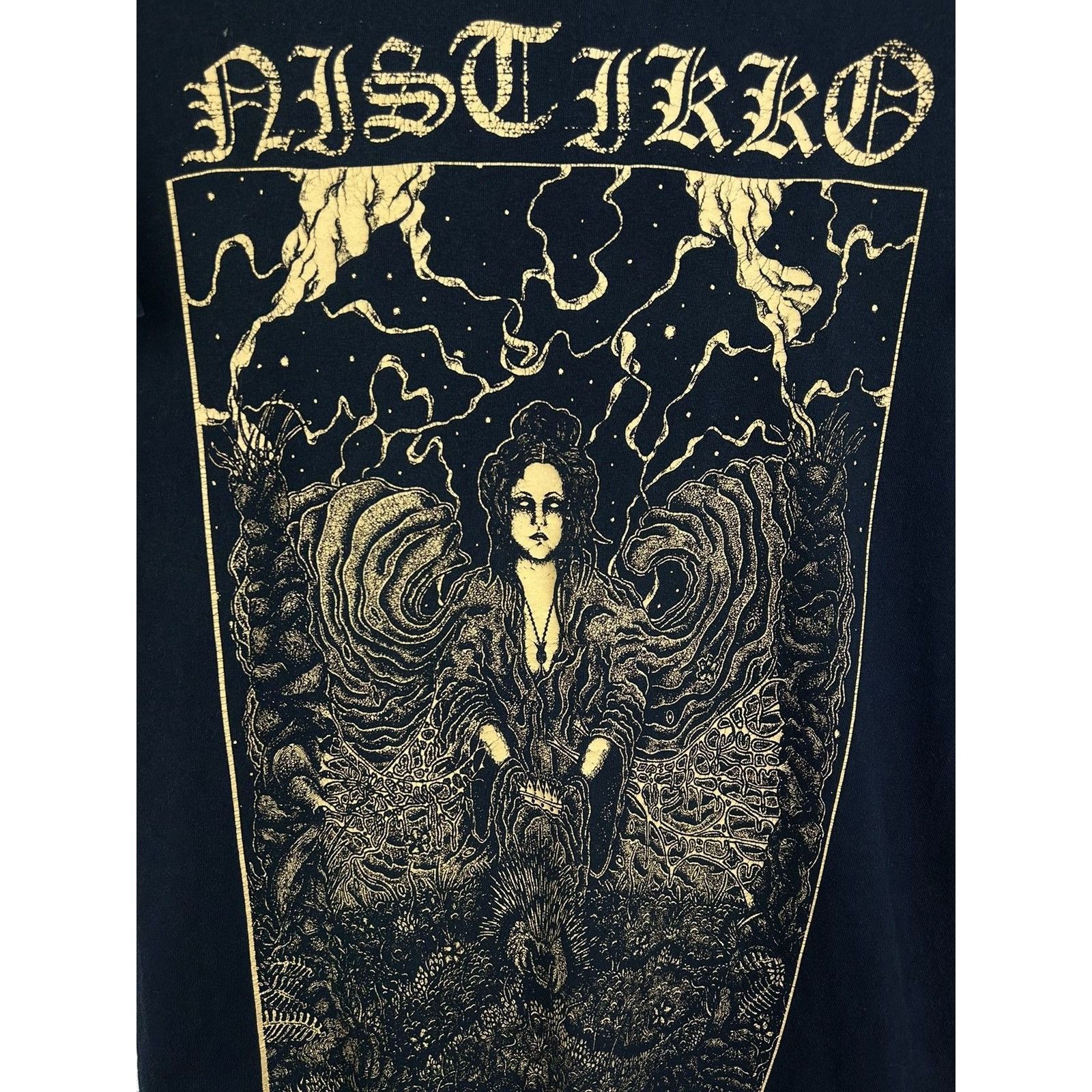 Band Tees 00s Vintage Nistikko Metal Band T-Shirt In Black Size US M / EU 48-50 / 2 - 2 Thumbnail