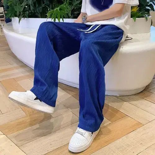 Other Pleated Pants Men Fashion Casual Wide-leg Size US 31 - 1 Thumbnail