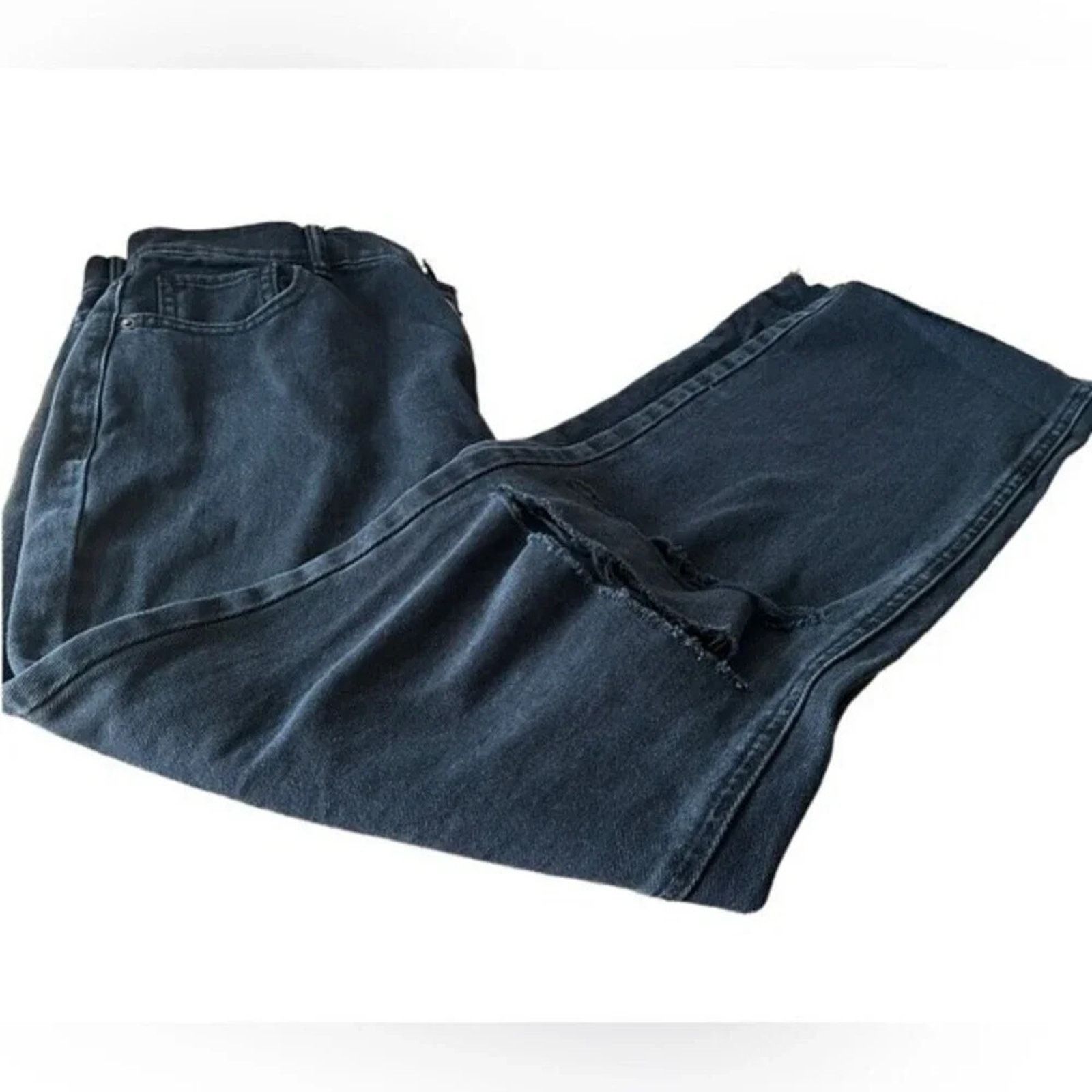 Pacsun Pacsun High Rise Straight jeans, size 28, in black. Size 28" / US 6 / IT 42 - 1 Thumbnail