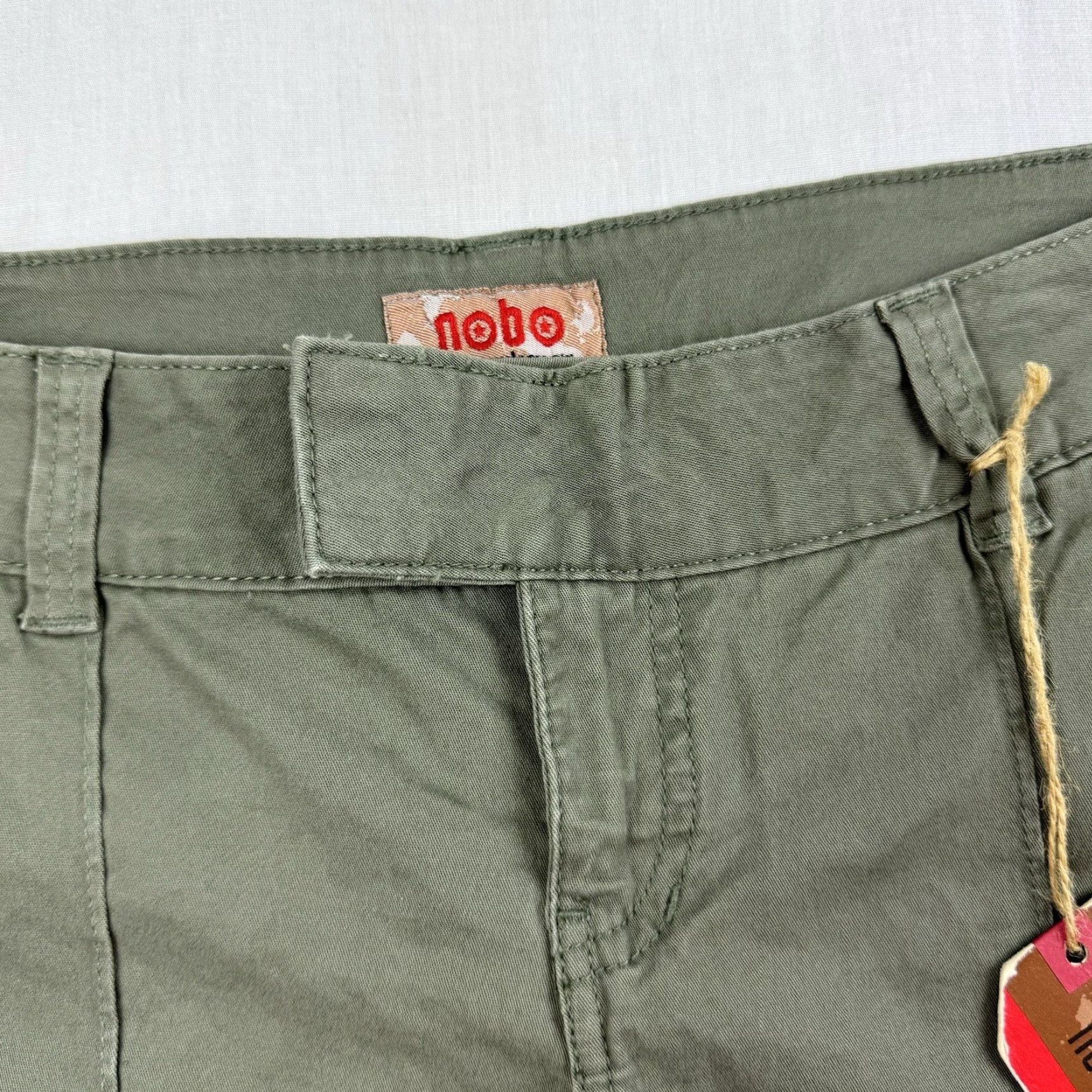 Vintage VINTAGE No Boundaries Bermuda Shorts Womens Juniors 11 Green Hipster Grunge Y2K 90s NWT Womens Size 32" / US 10 / IT 46 - 2 Thumbnail