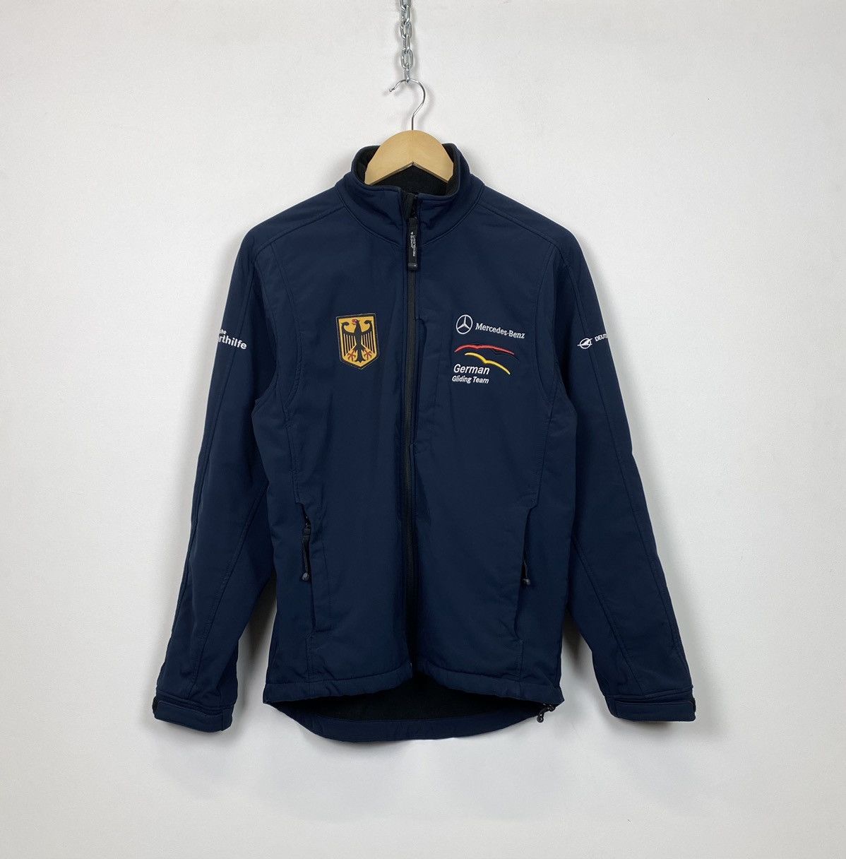 Mercedes-Benz Vintage James & Nicholson Mercedes-Benz Racing Jacket Blue Size US S / EU 44-46 / 1 - 1 Thumbnail