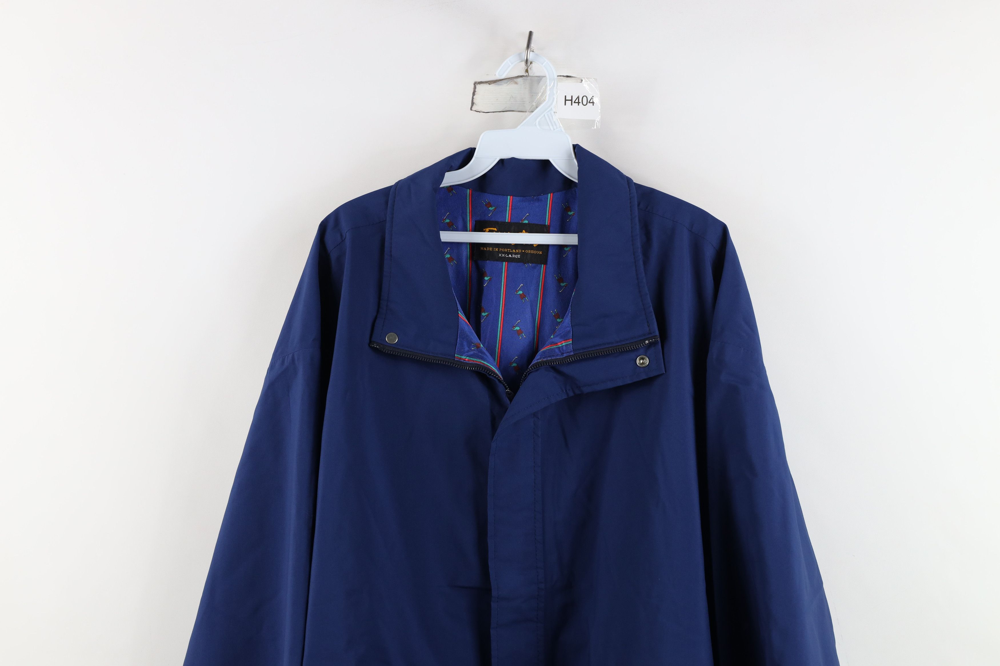 Vintage Vintage 90s Streetwear Goretex Rain Bomber Jacket Blue USA Size US XXL / EU 58 / 5 - 2 Thumbnail