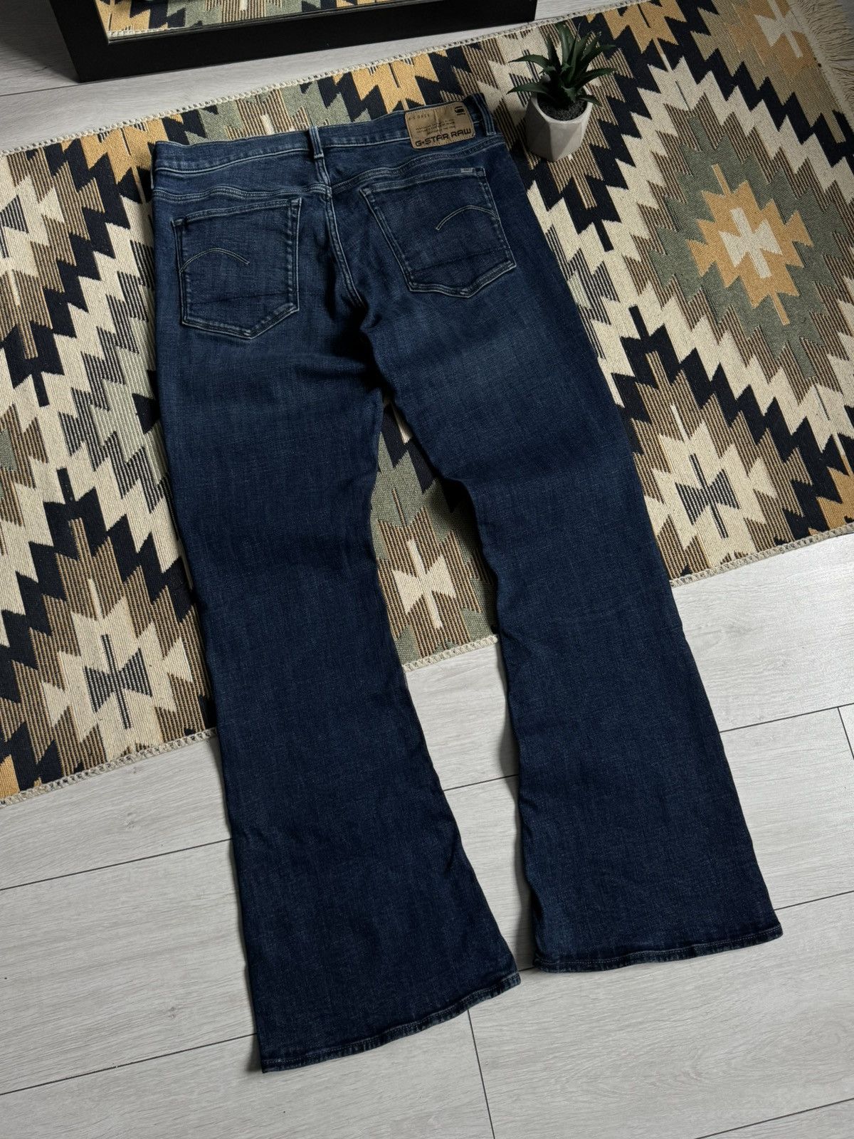 G-Star Vintage G-Star Raw Flare Jeans Y2K Size US 32 / EU 48 - 3 Thumbnail