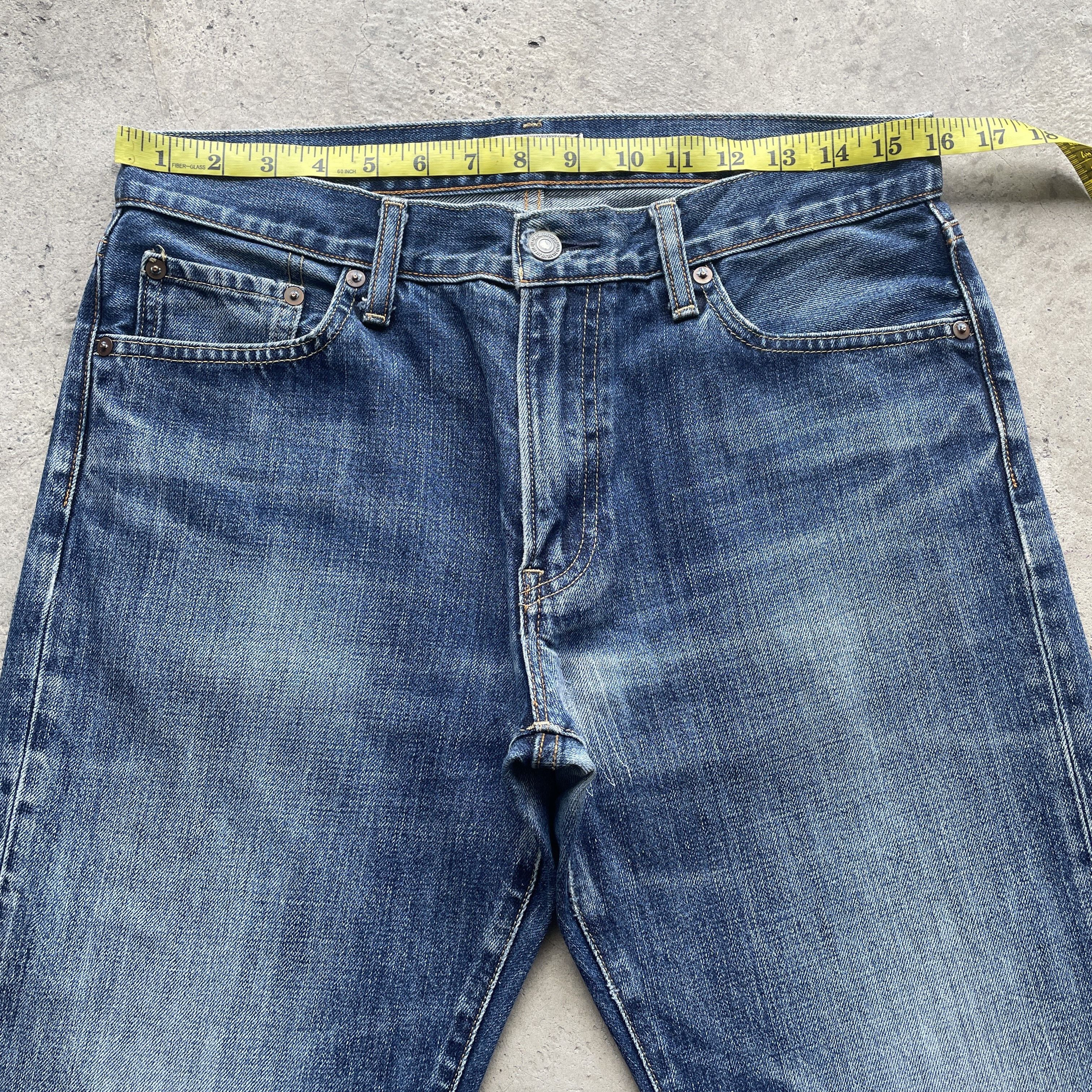 Japanese Brand VINTAGE JAPANESE JEANS DISTRESSED FADED DENIM PANTS W32 Size US 32 / EU 48 - 5 Thumbnail