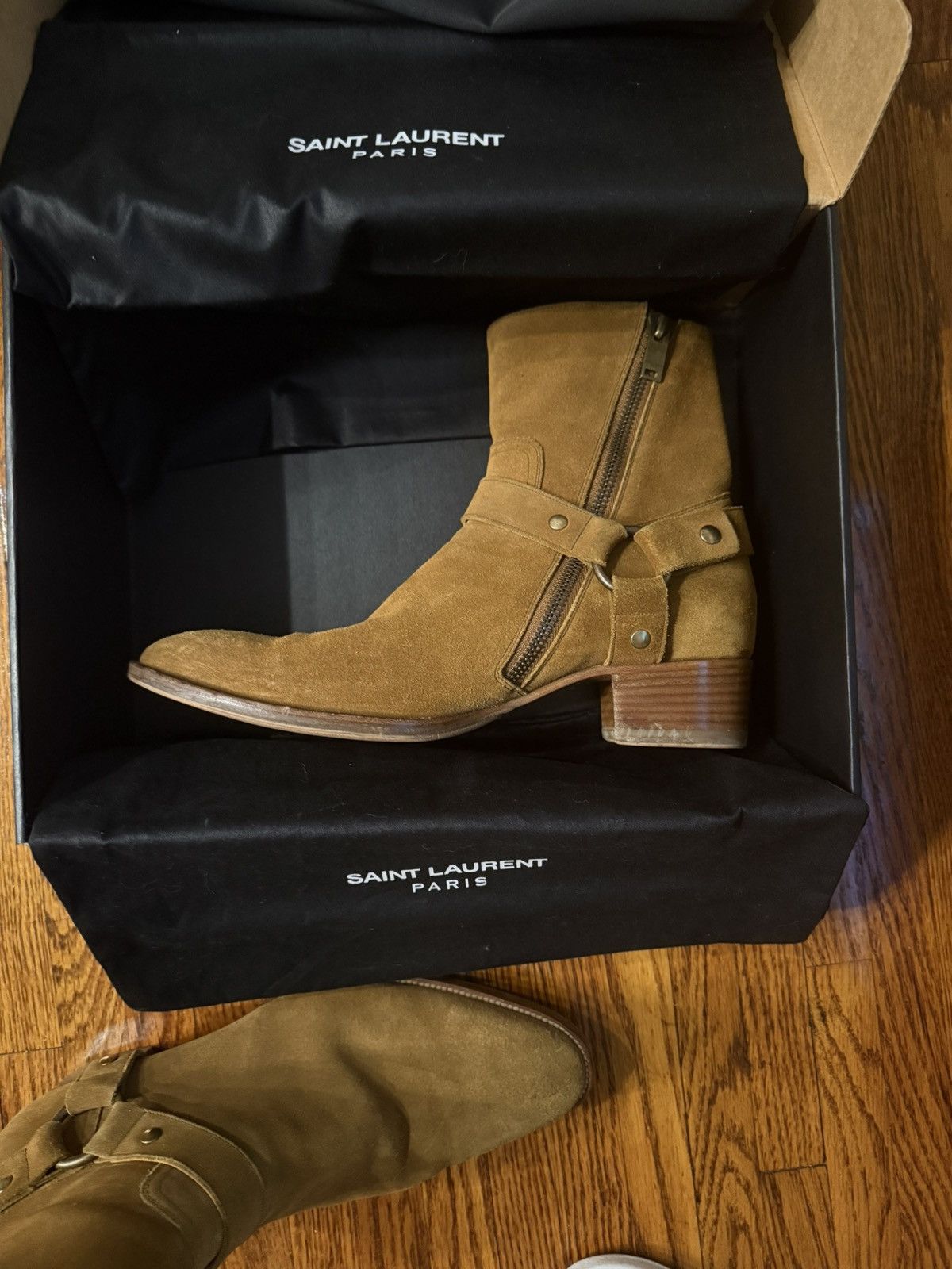 SAINT LAURENT PARIS サンローラン ワイアット 2013 40 Review] - Saint Laurent Paris FW13 Harness Wyatt 40 in black