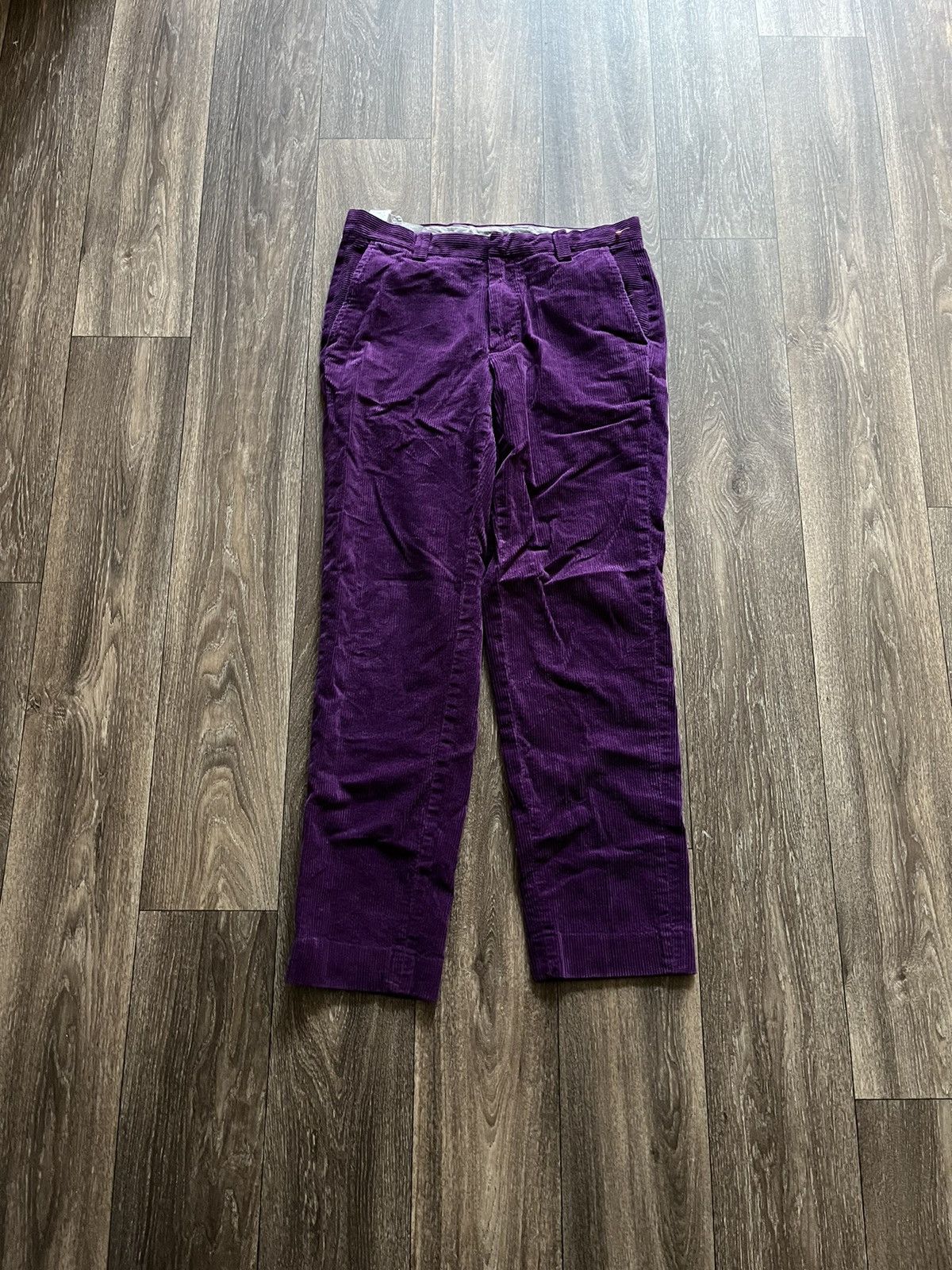 image of Brooks Brothers Purple Corduroy Pants, Men's (Size 32)
