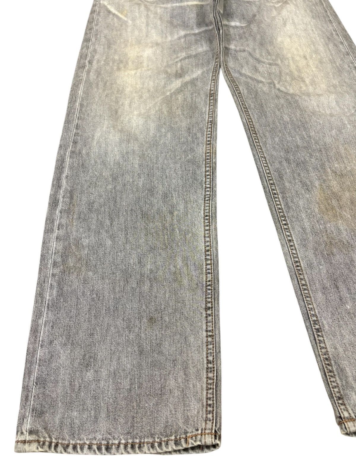 Japanese Brand Vintage Japanese Deluxe Charcoal Wash Baggy Jeans Size US 37 - 5 Thumbnail