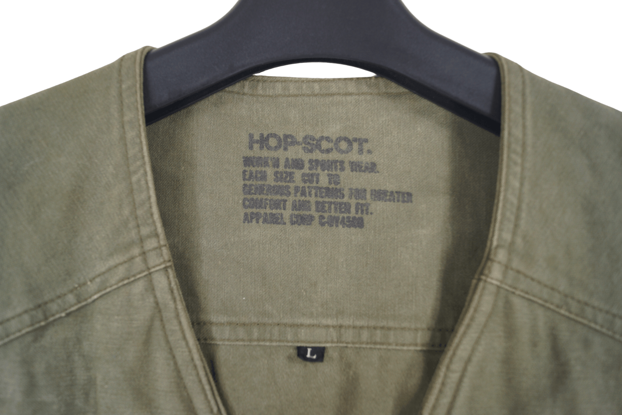 Vintage Hop Scot Vest Button Up Army Green Size US L / EU 52-54 / 3 - 3 Thumbnail