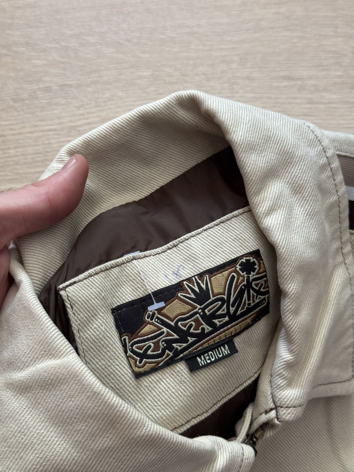 Energie Vintage 00’a Energie y2k Japanese Beige Skateboarding Jacket Size US L / EU 52-54 / 3 - 6 Thumbnail