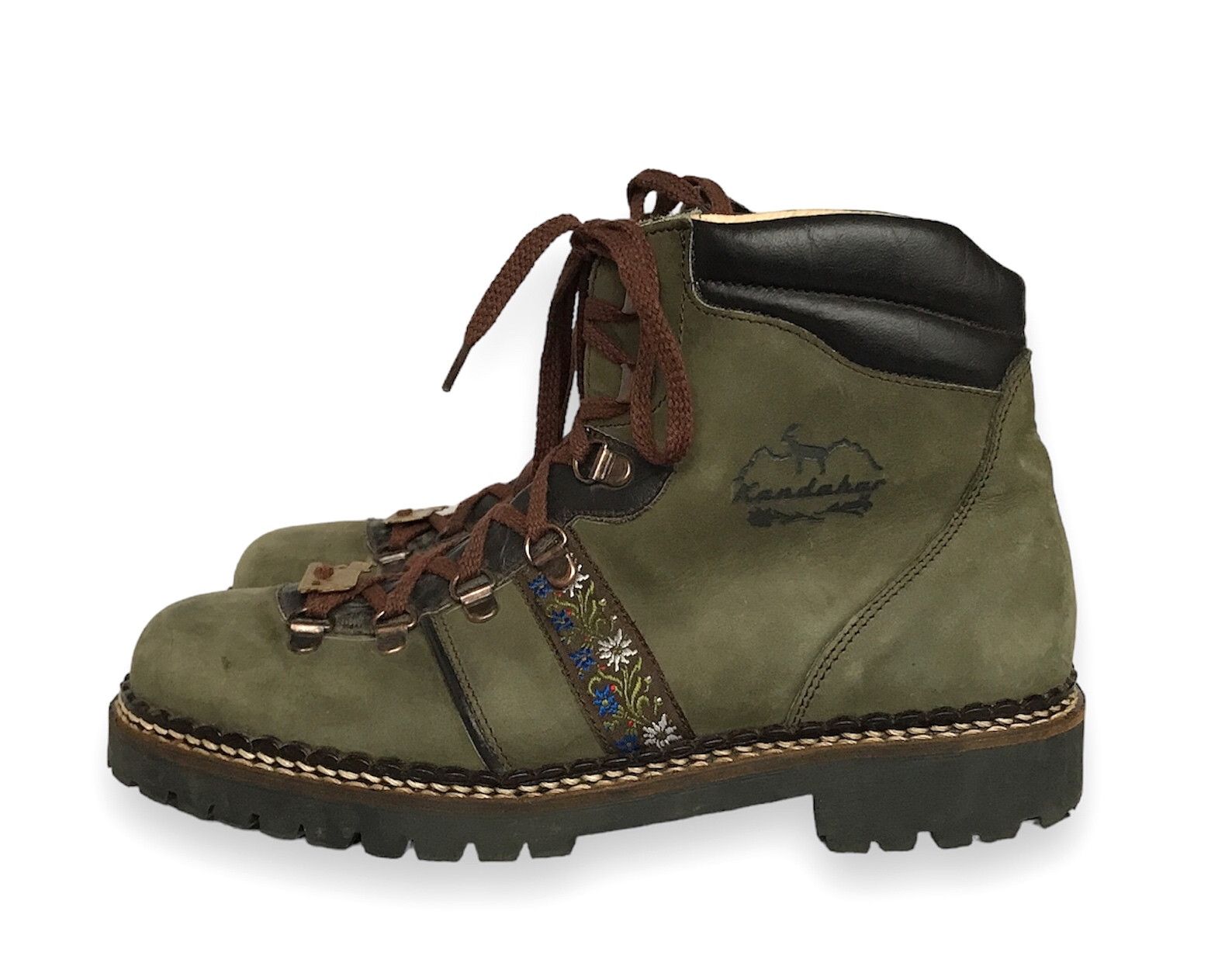 Folk KANDAHAR SWISS FOLK LIMITED EDITION LEATHER BOOTS EU39 UK6 Size US 8 / IT 38 - 1 Thumbnail