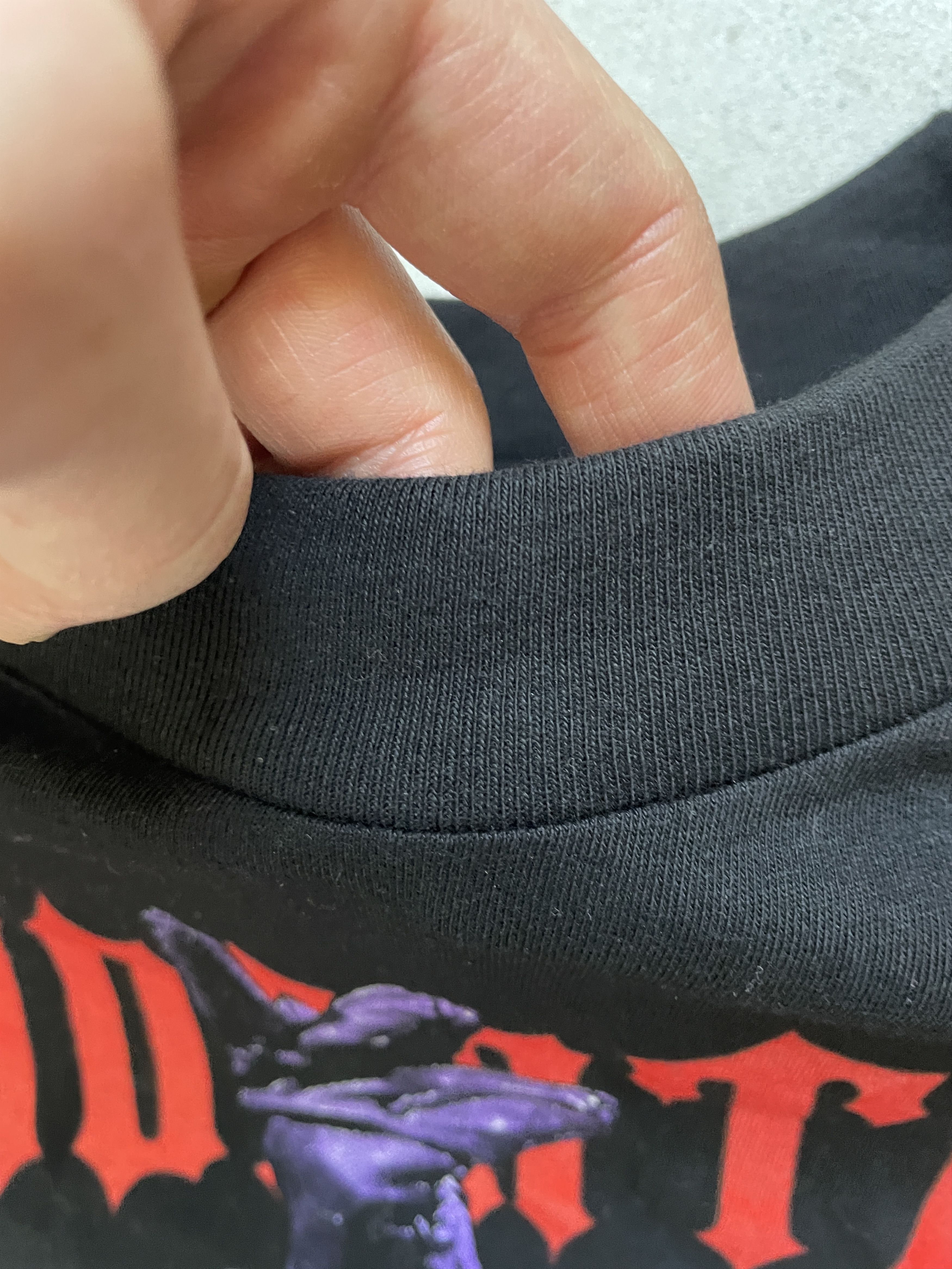 WWE VINTAGE 1994 WWE THE UNDERTAKER BODY COUNT SINGLE STITCH TEE Size US XL / EU 56 / 4 - 7 Thumbnail