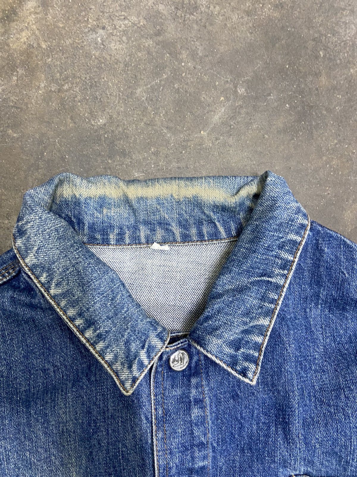 Vintage Vintage 80s Vintage Bobson jacket jeans sun faded Size US L / EU 52-54 / 3 - 11 Thumbnail