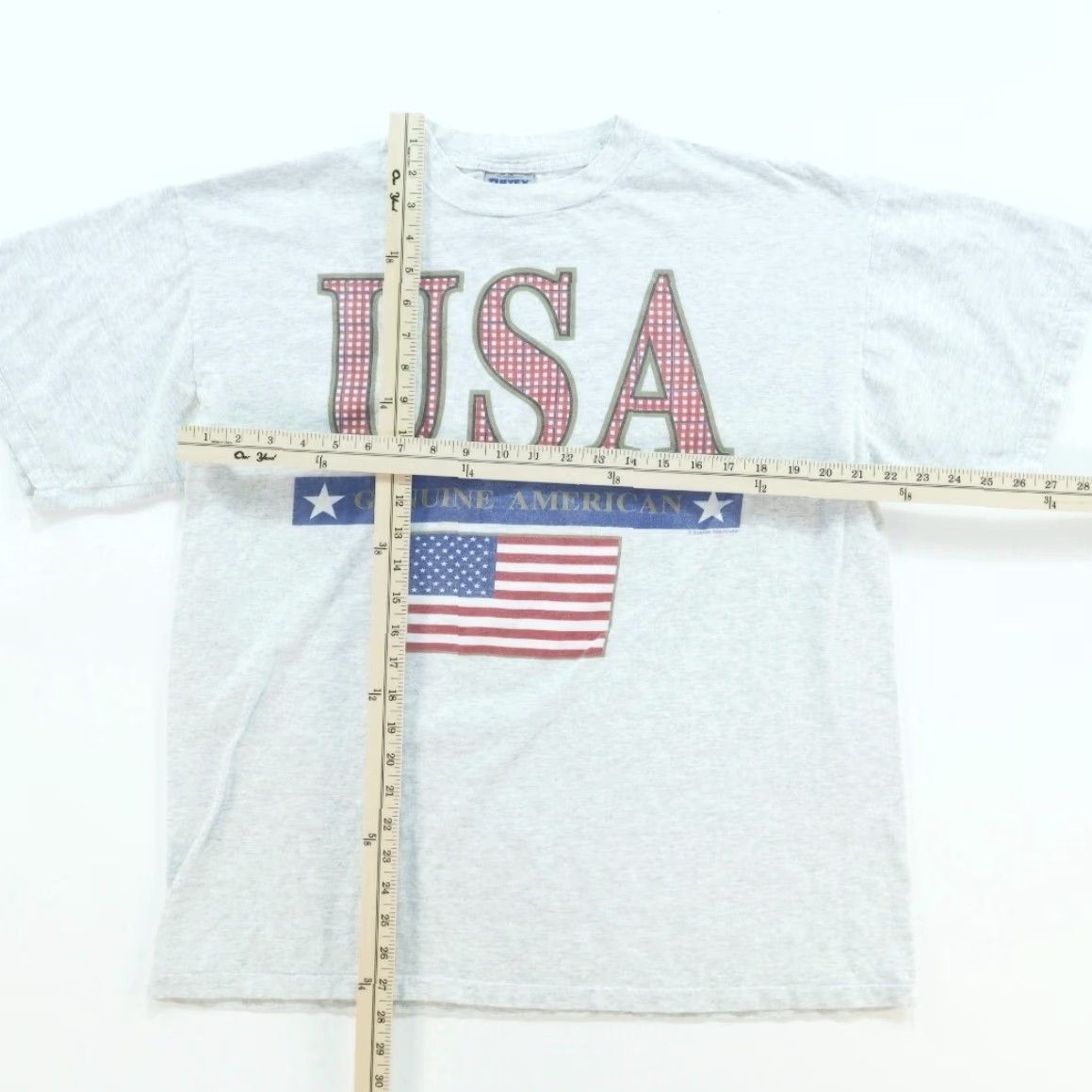 Tultex VINTAGE Tultex Shirt Gray XL Men USA Genuine American Solid T-Shirt XL Mens Gray VTG Size US XL / EU 56 / 4 - 2 Thumbnail