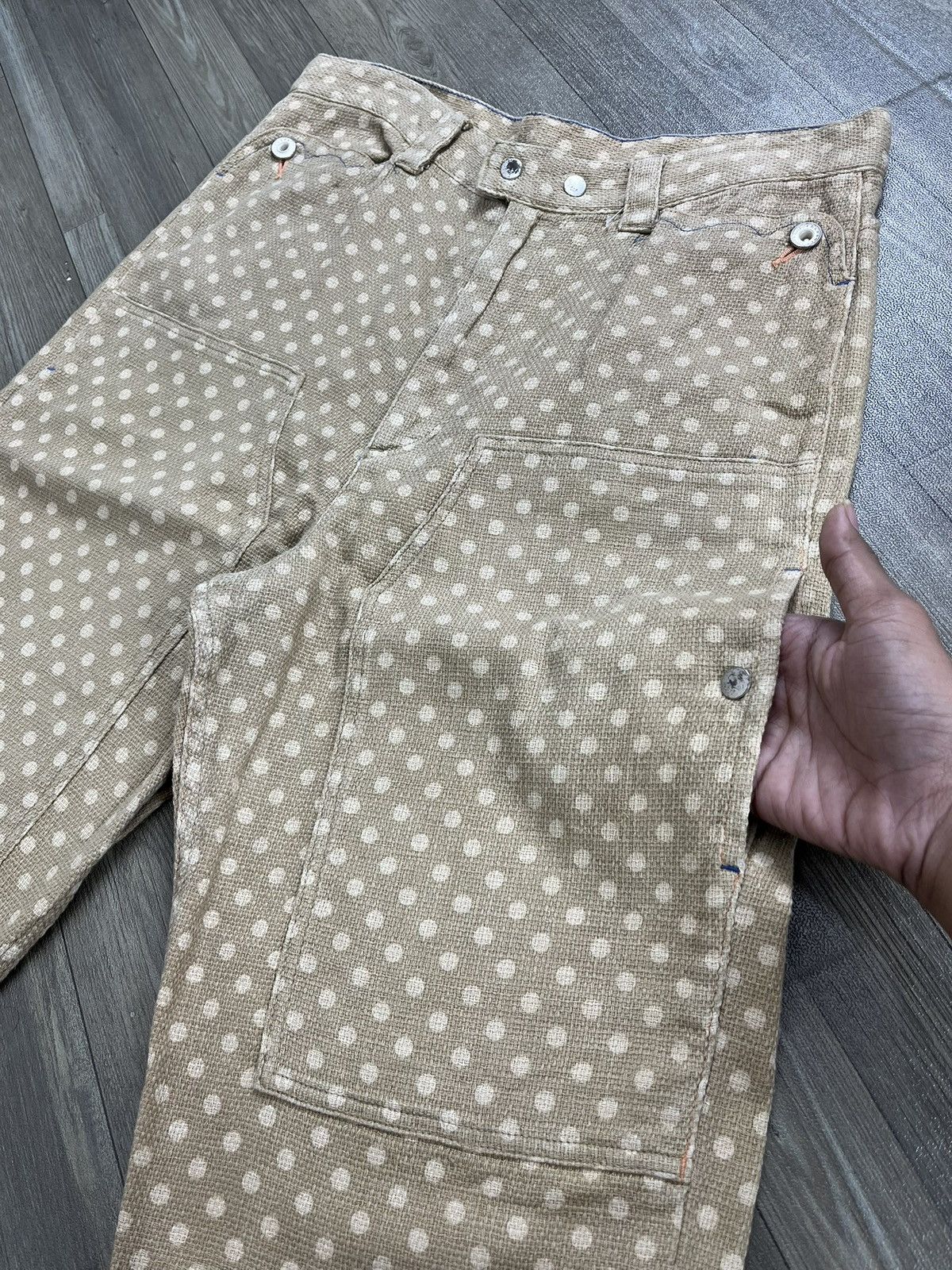 Issey Miyake Vintage Frapbois Issey Miyake Polkadot Pants Designer Size US 28 / EU 44 - 9 Thumbnail