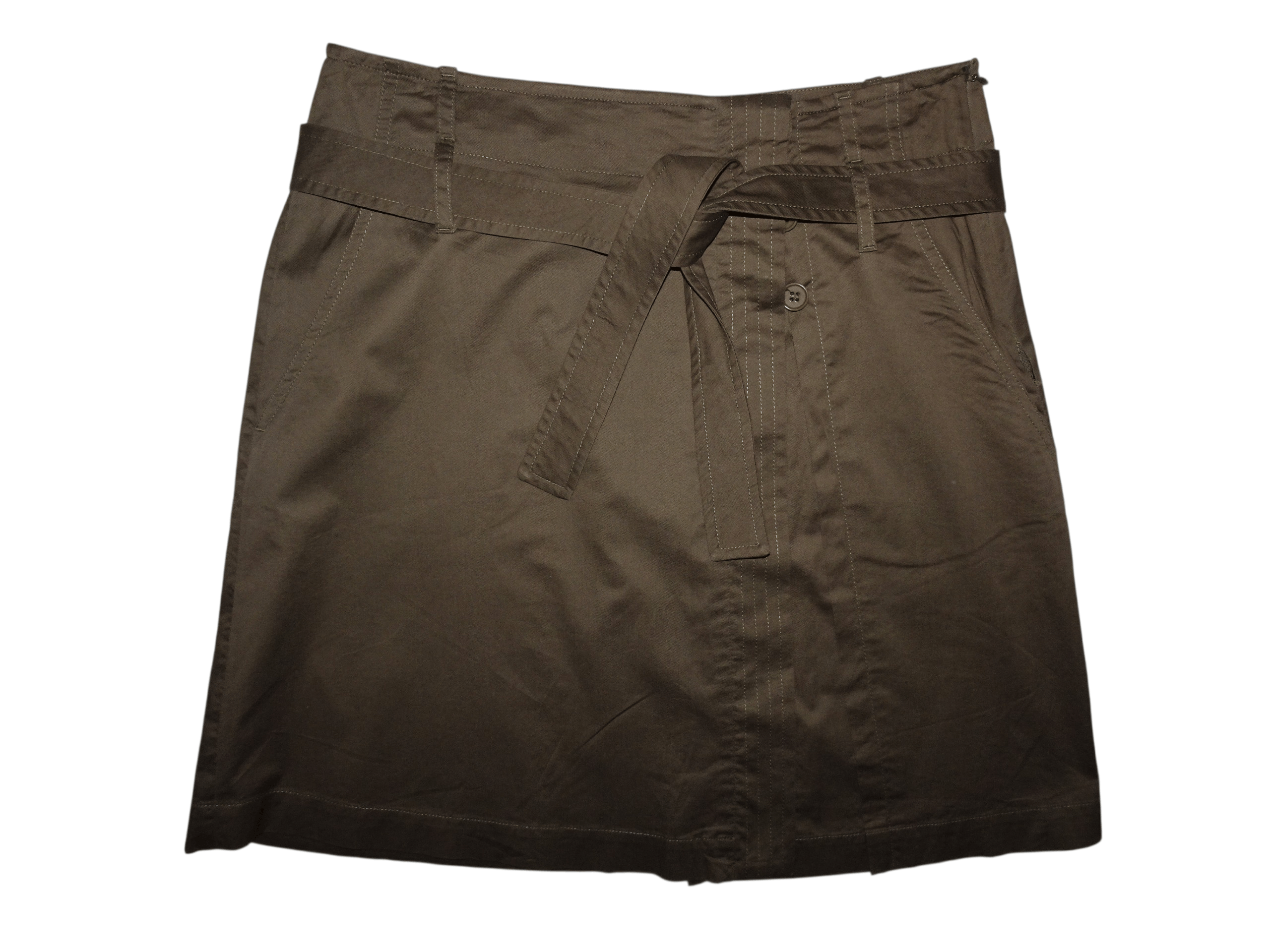 Jil Sander JIL SANDER A-LINE COTTON SKIRT Size 26" / US 2 / IT 38 - 1 Thumbnail