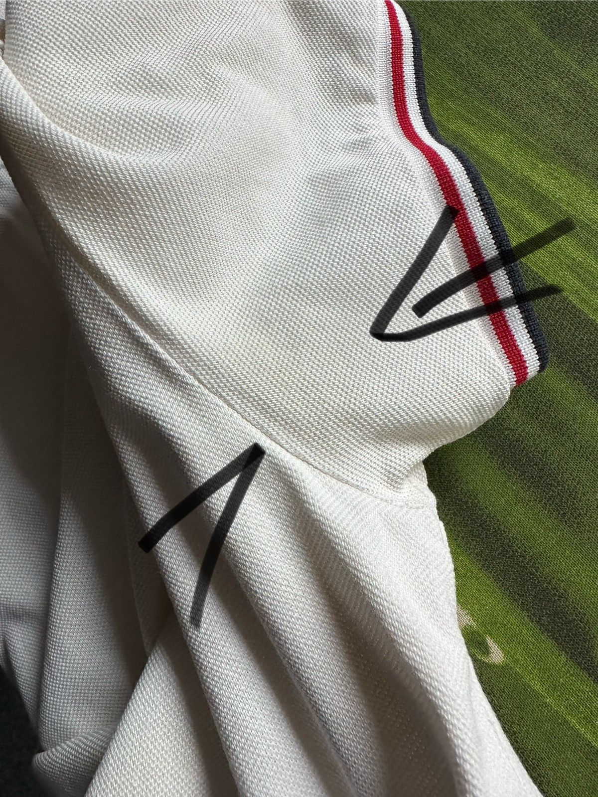 Moncler polo size M white