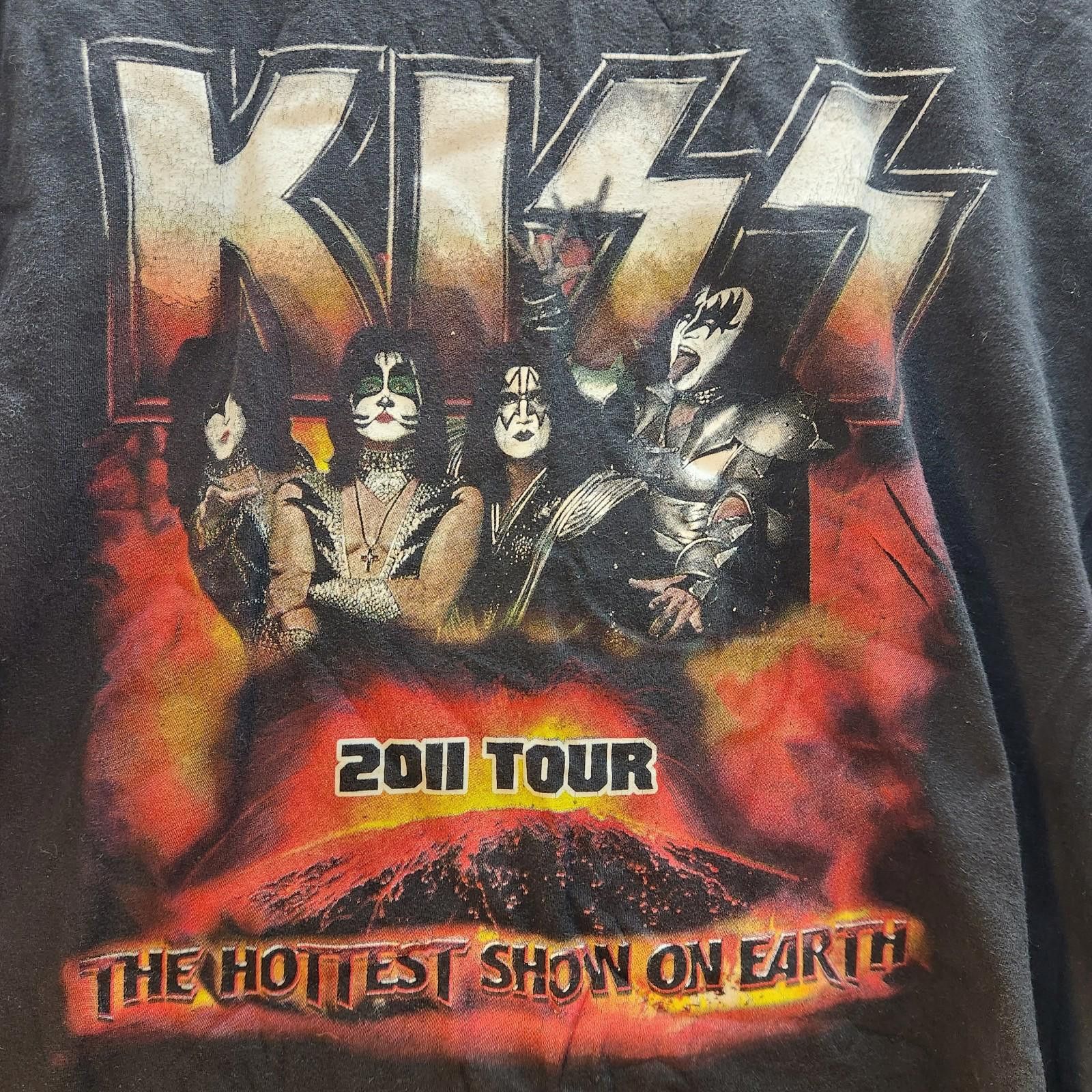 Alstyle Kiss 2011 World Tour Tshirt Black Mens Size XL Size US XL / EU 56 / 4 - 2 Thumbnail