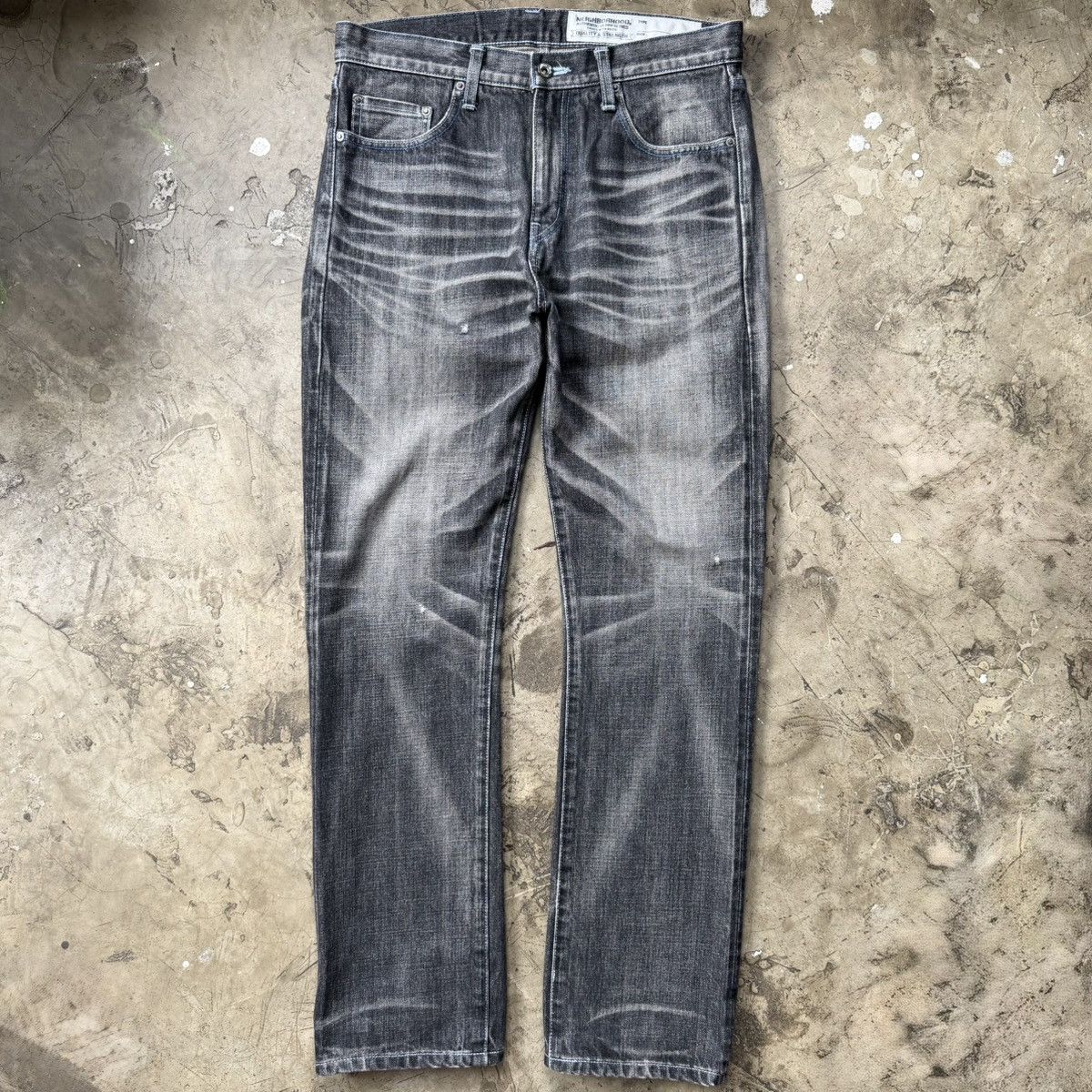 Neighborhood Neighborhood Japan - Washed Deep Mid 14oz Selvedge Jeans Size US 32 / EU 48 - 1 Thumbnail