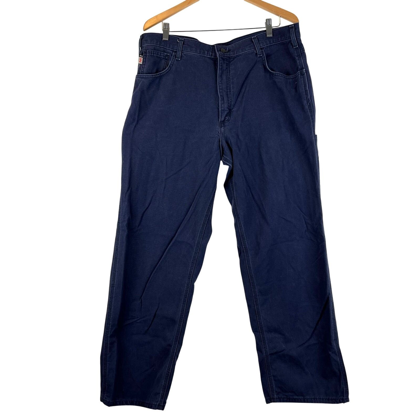 Carhartt Carhartt Pants Mens 40x32 Navy Blue FR 2112 Cat 2 Utility Size US 40 / EU 56 - 1 Thumbnail