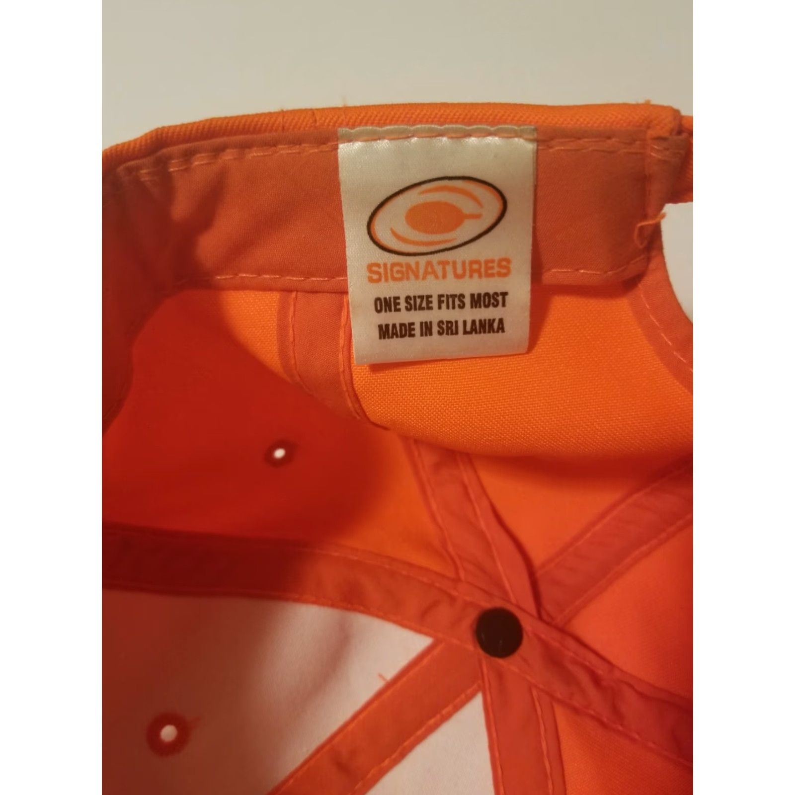 Vintage Winchester Hat OSFM Adult Orange Adjustable Hunting Baseball Cap Mens Size ONE SIZE - 4 Thumbnail