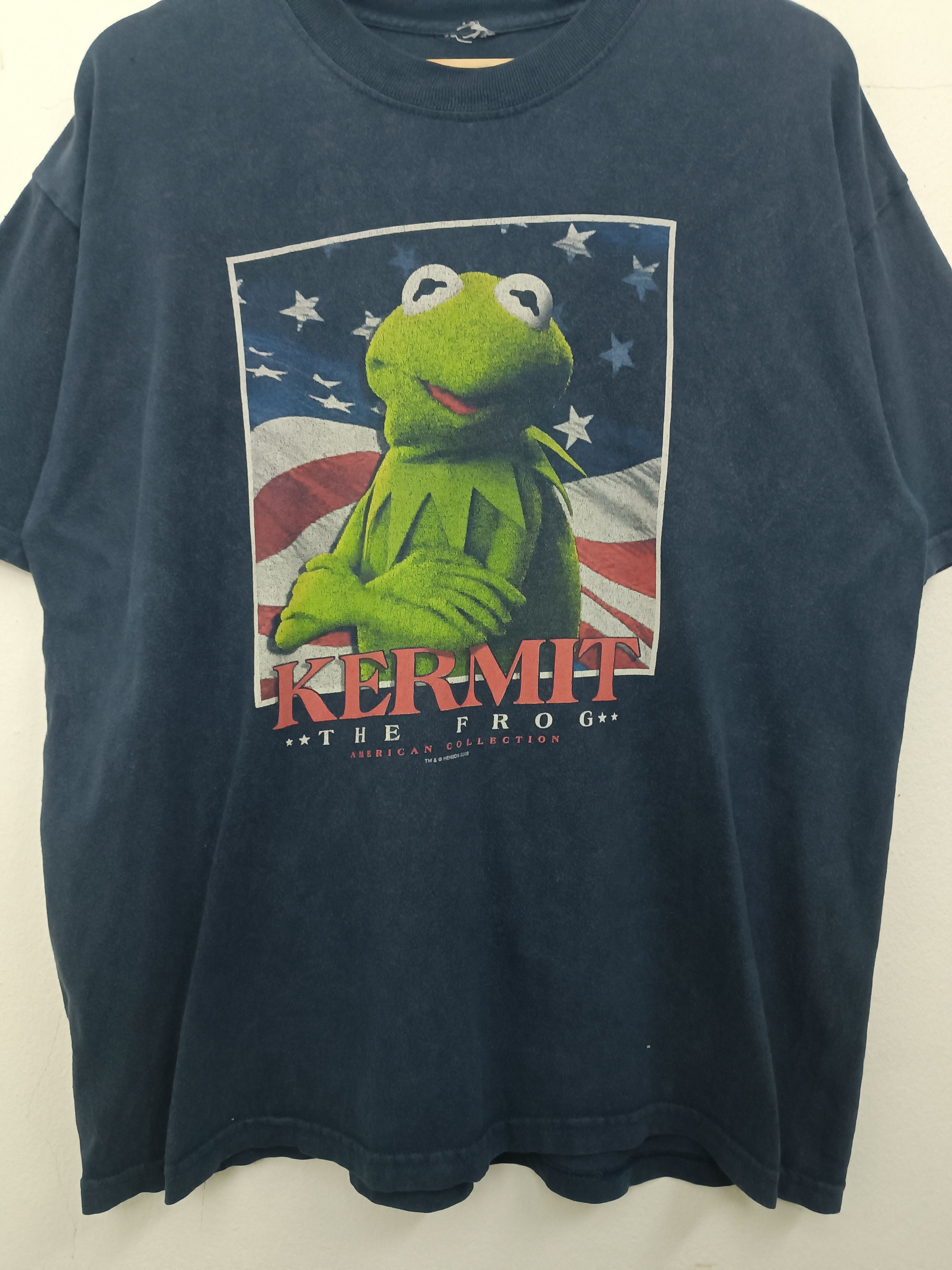 Cartoon Network VINTAGE 2002 KERMIT THE FROG MUPPET ELMO SESAME VERY RARE Ts Size US L / EU 52-54 / 3 - 8 Thumbnail