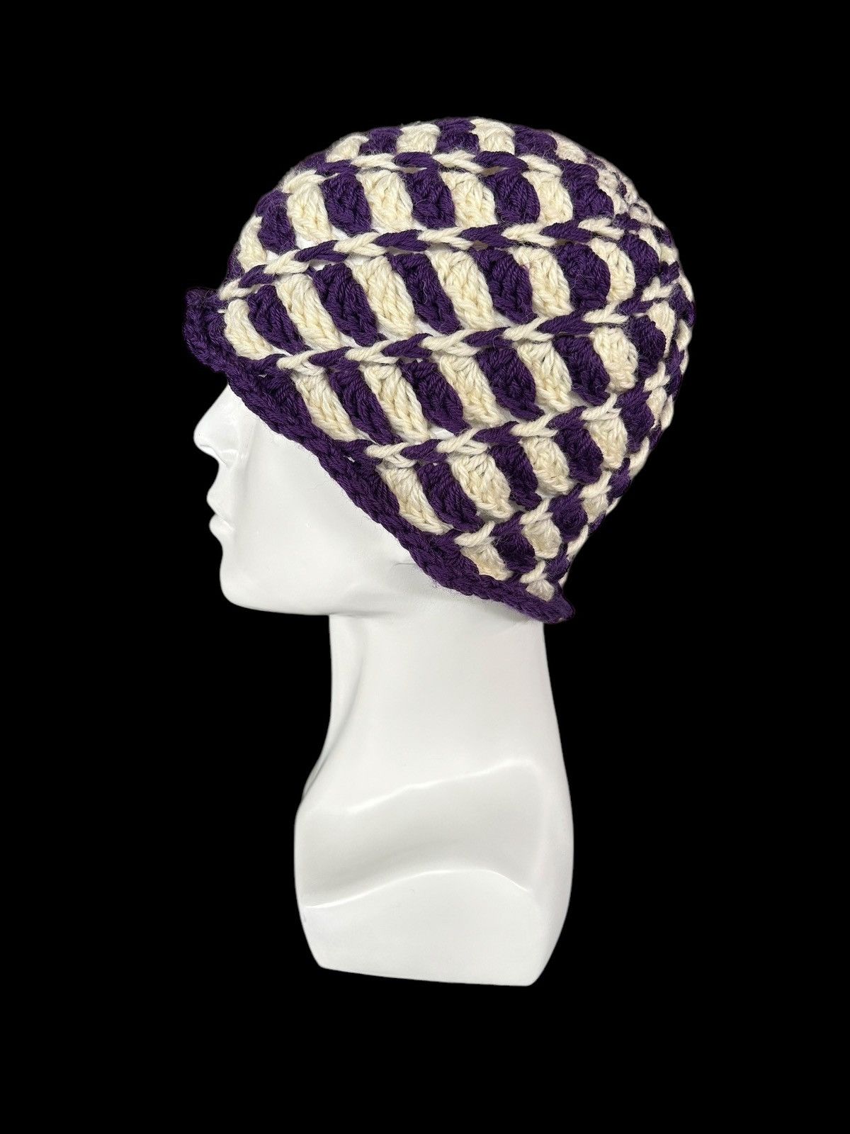 Crochet Knitted Handmade Beanie Hats Rare☠️☠️