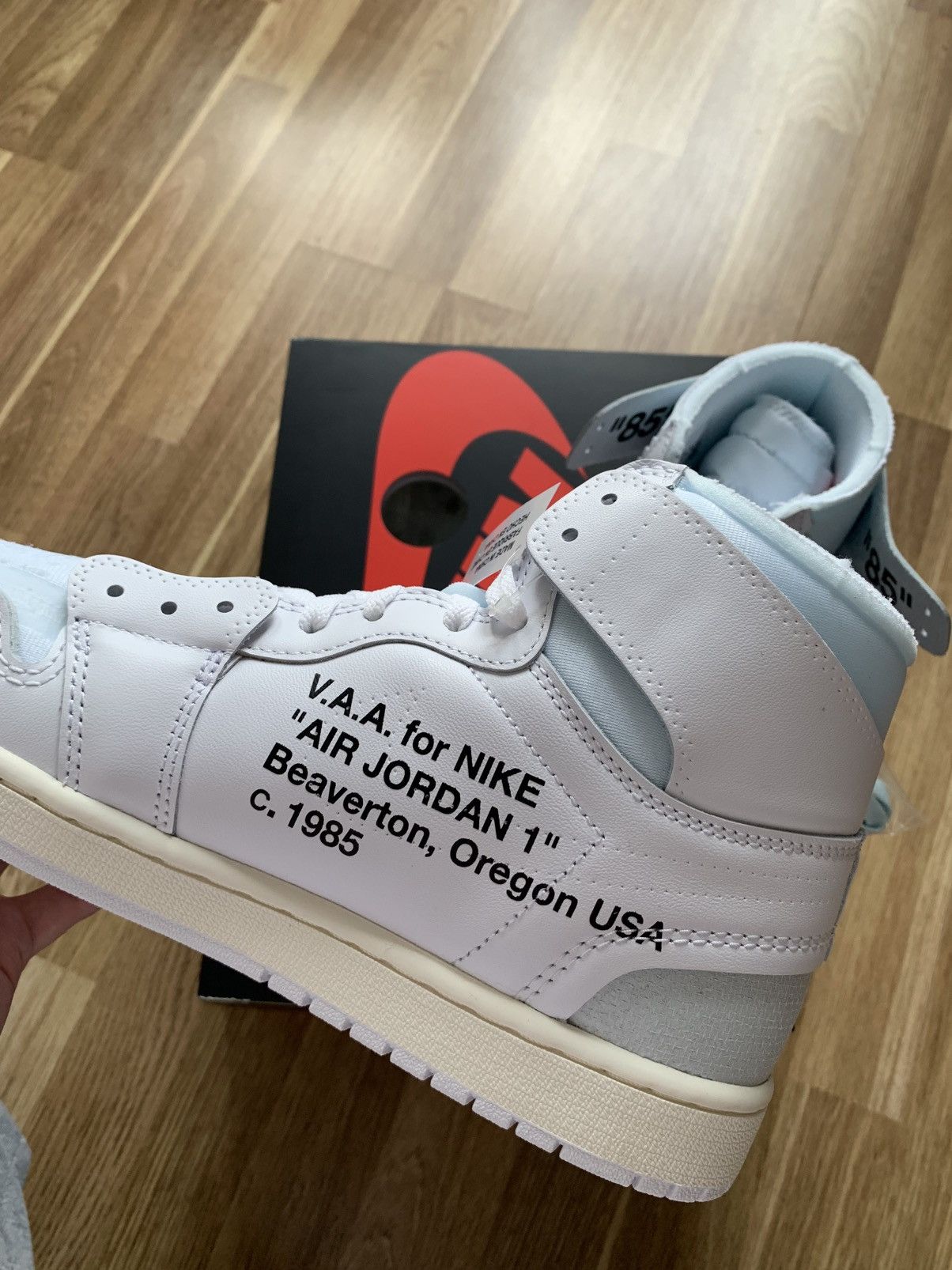 Nike × Off-White Jordan 1 Retro Virgil Abloh Alaska Size US 11 / EU 44 - 6 Thumbnail