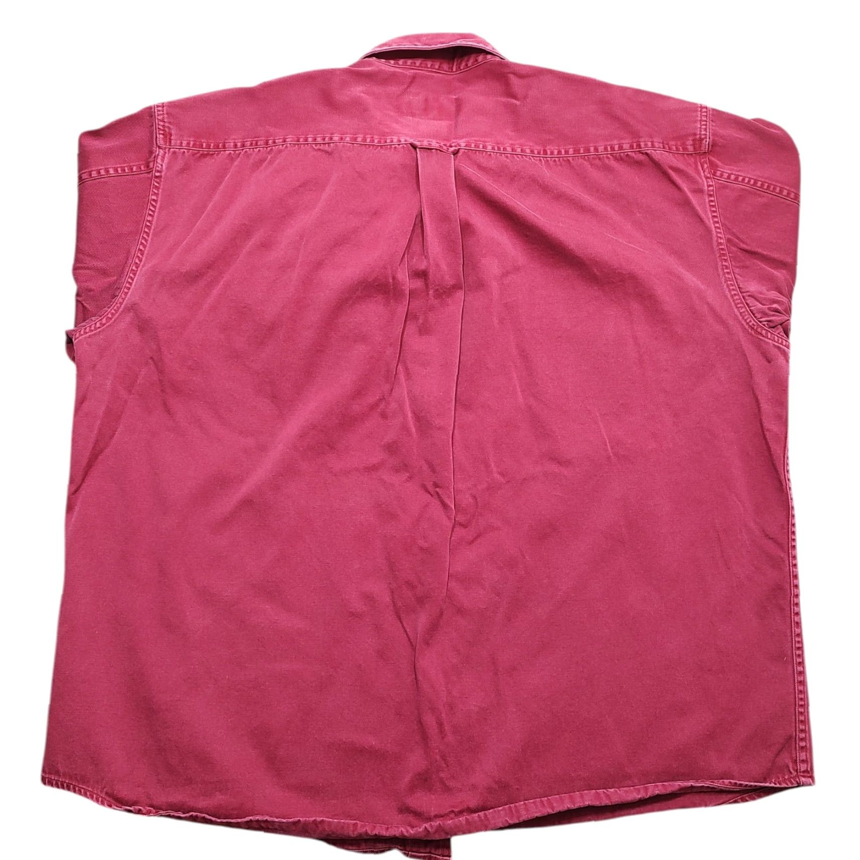 Vintage VINTAGE Cabela's Shirt Men XL Red Cotton Canvas Western Button-Up Casual Workwear Pocketed Button-Down Size US XL / EU 56 / 4 - 3 Thumbnail