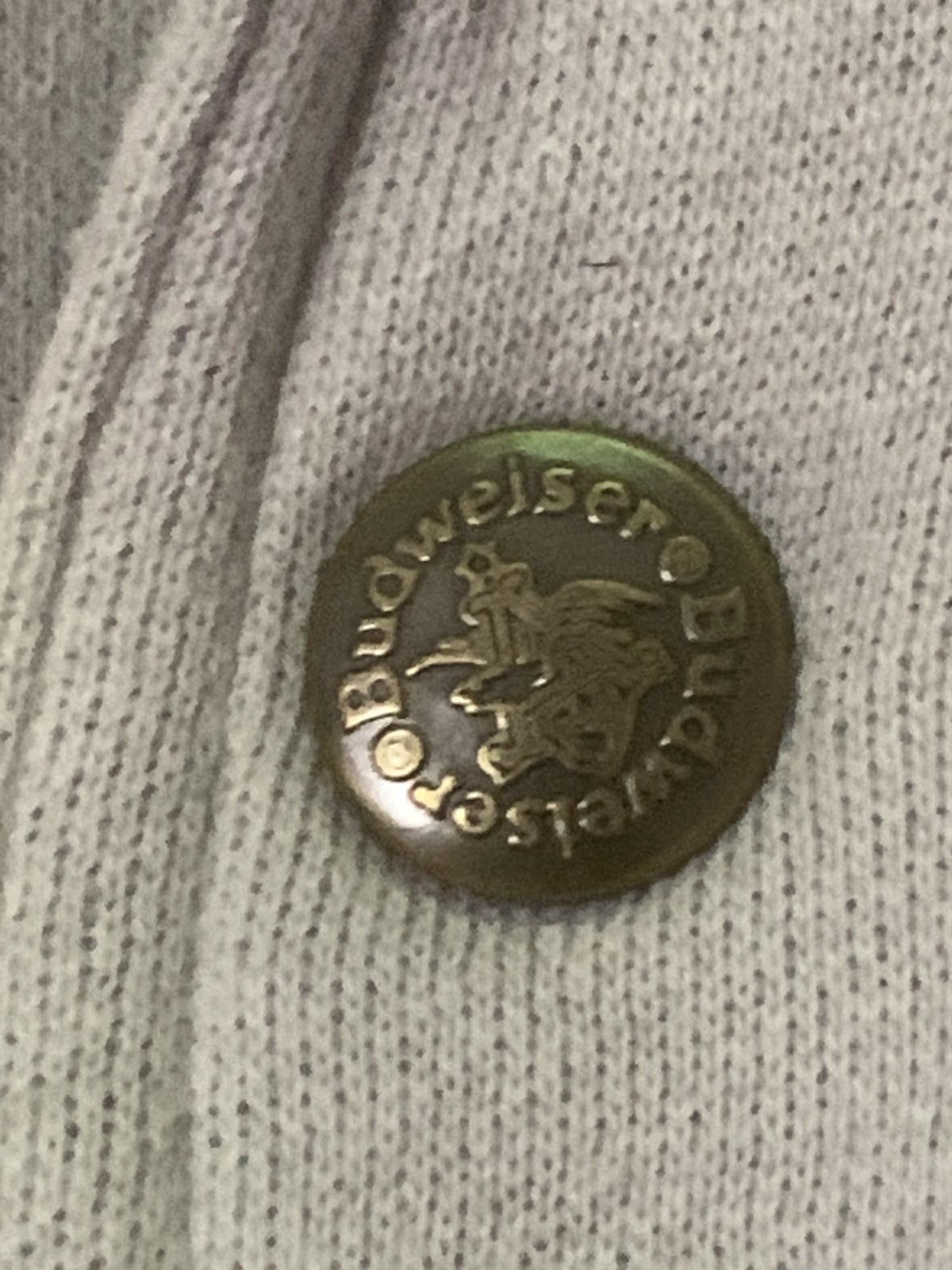 Budweiser × Vintage Budweiser Button Long Jacket With Hooded Size US L / EU 52-54 / 3 - 5 Thumbnail